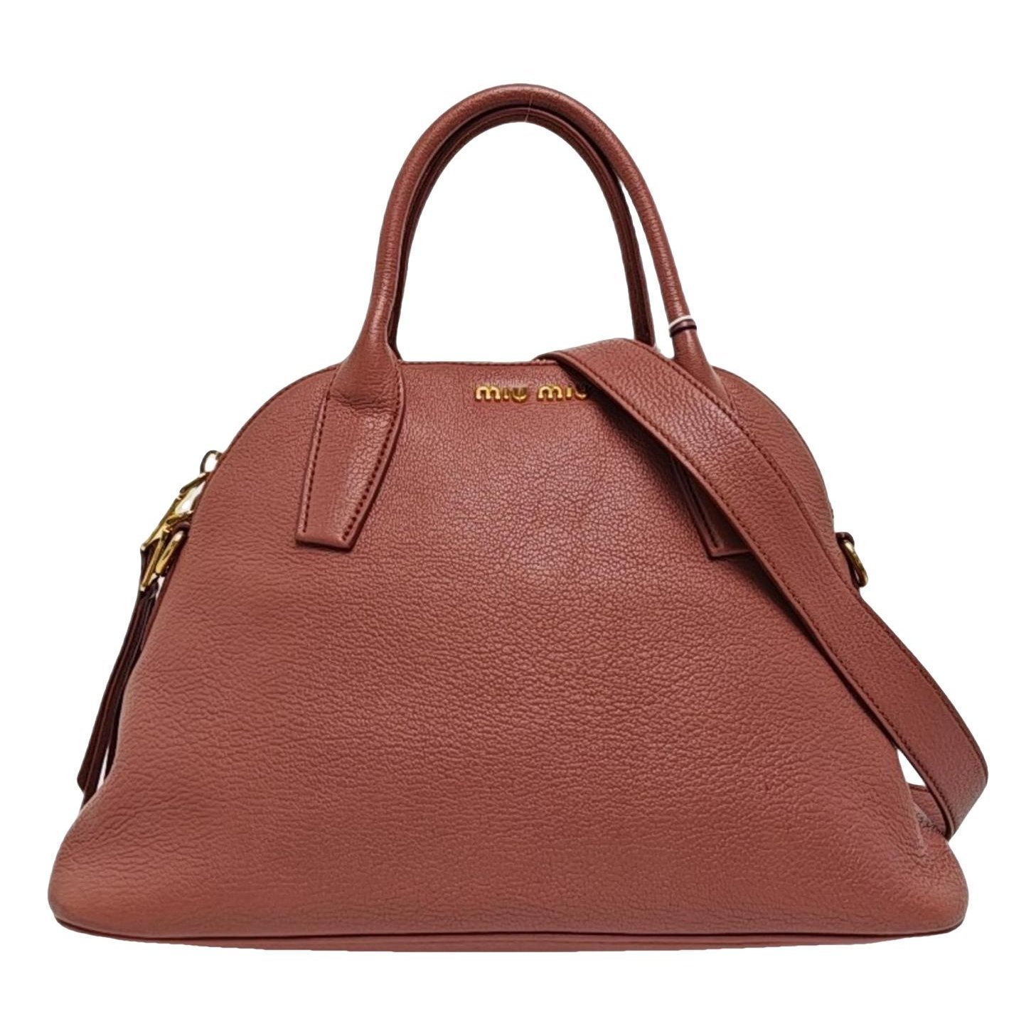Leather handbag