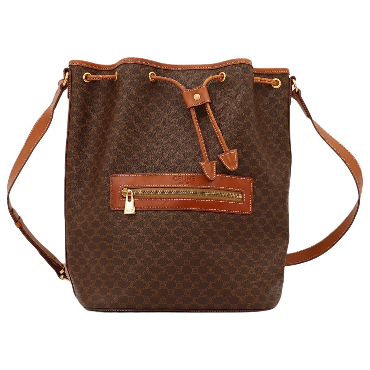 Triomphe leather handbag
