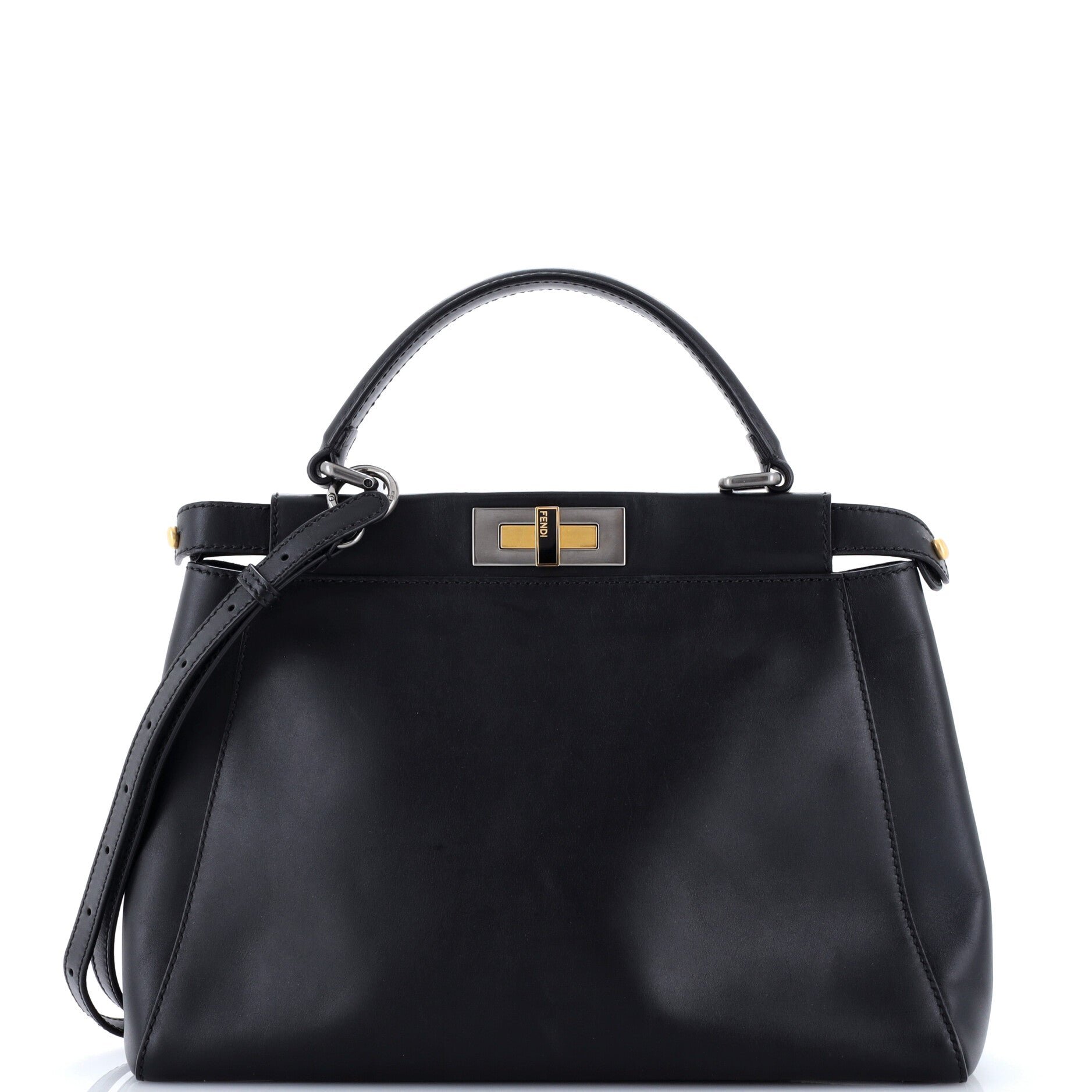 Peekaboo Bag Rigid Leather Regular