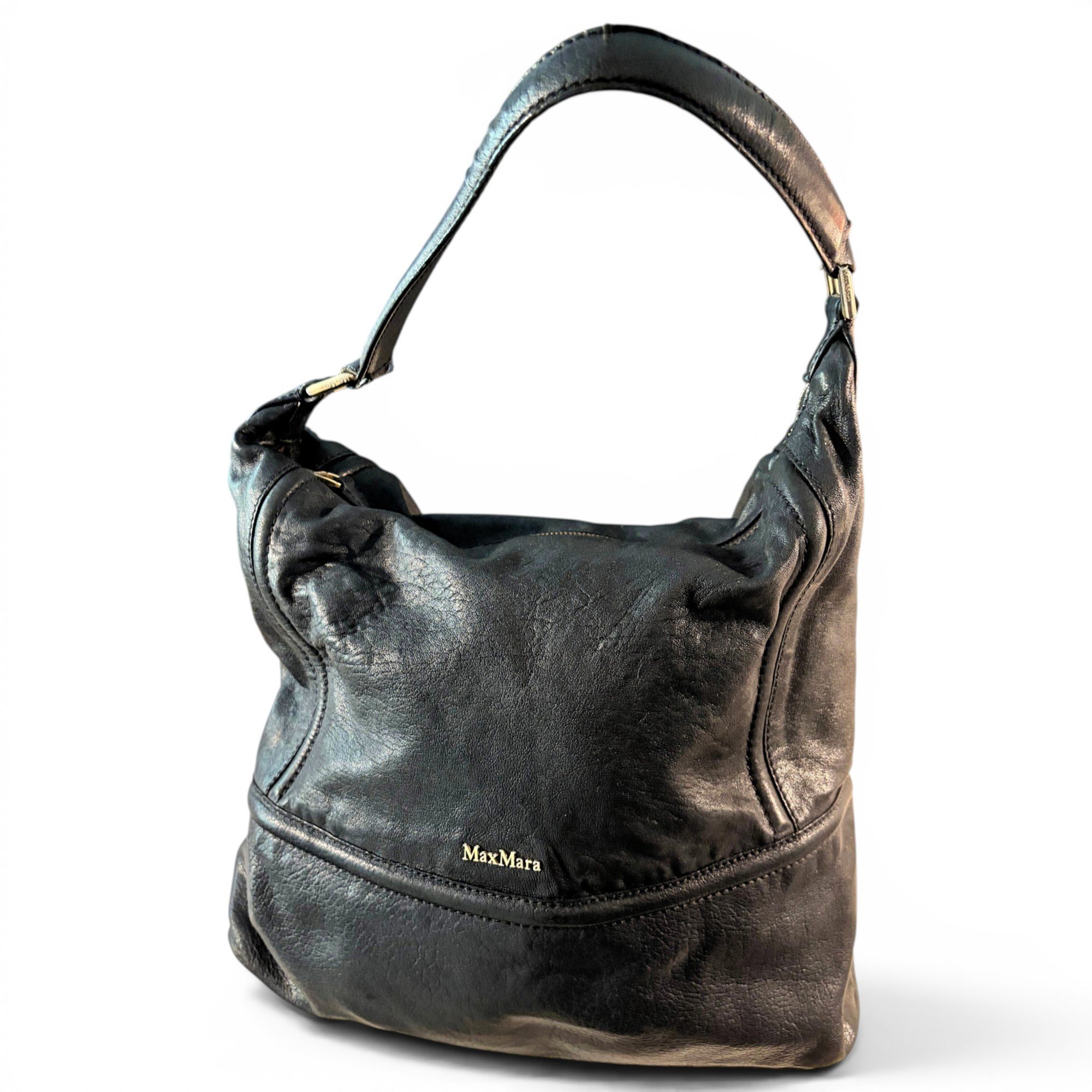 Leather handbag