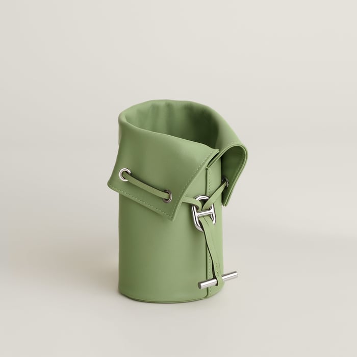 Vert Criquet Hermèscheek Pouch