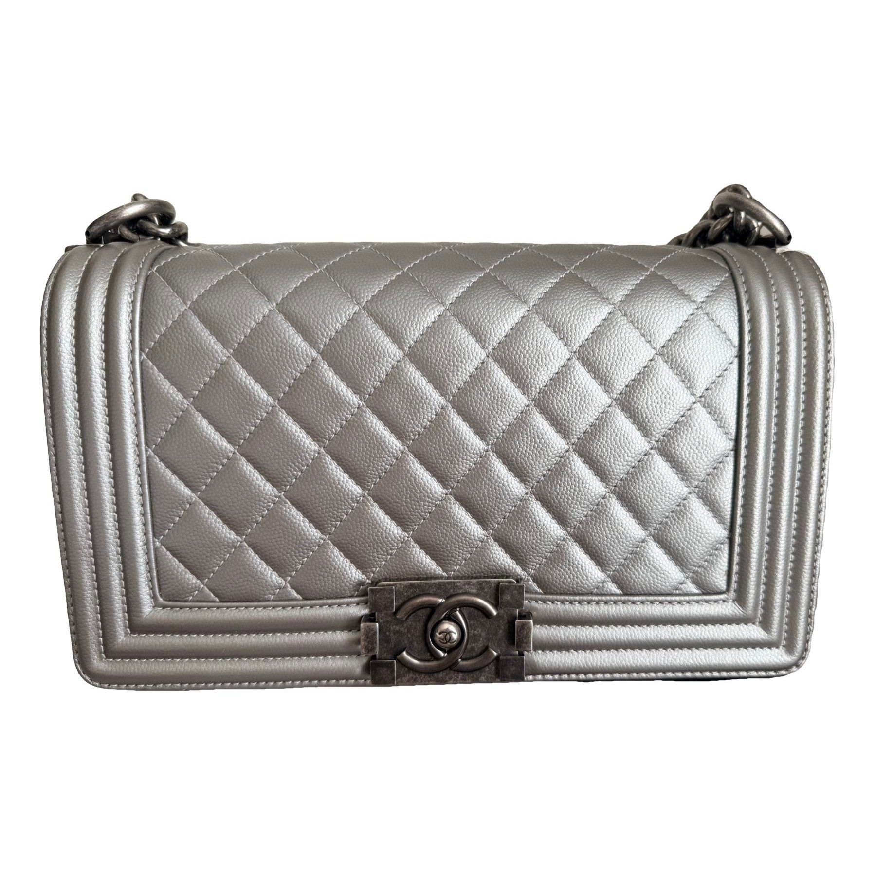 Boy leather crossbody bag