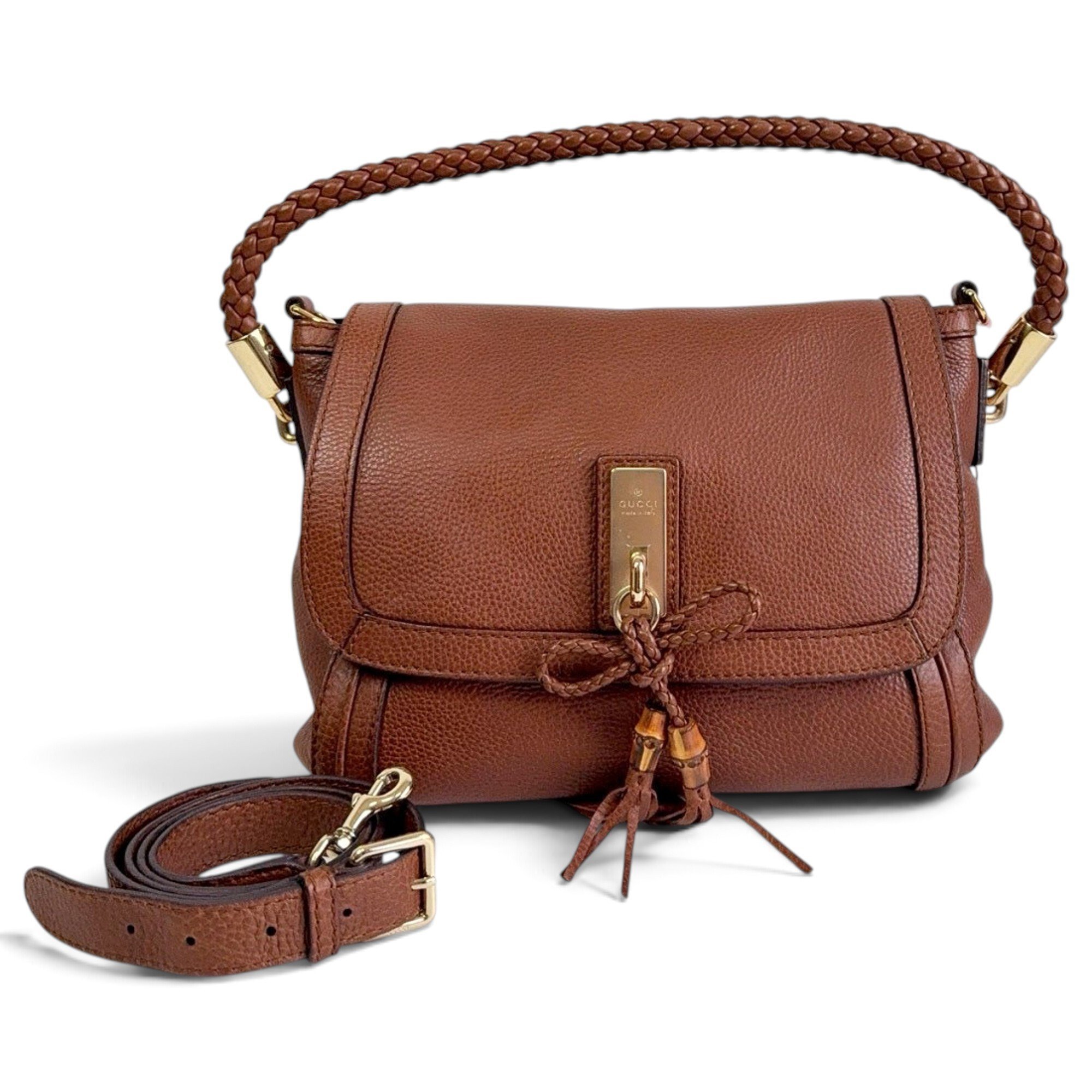 Leather handbag