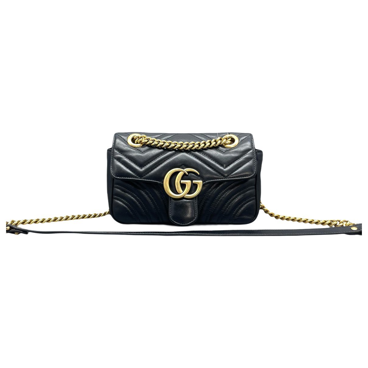 GG Marmont Flap leather handbag