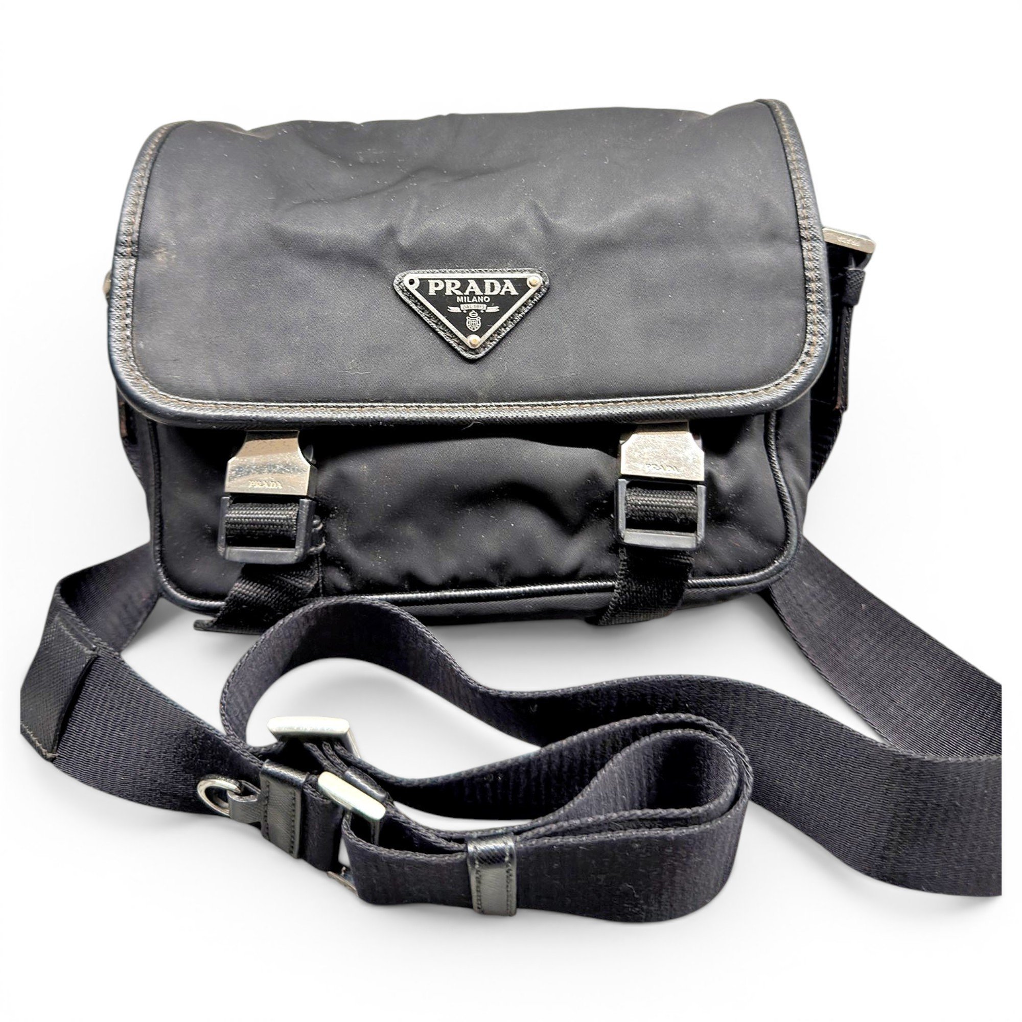 Re-Nylon crossbody bag