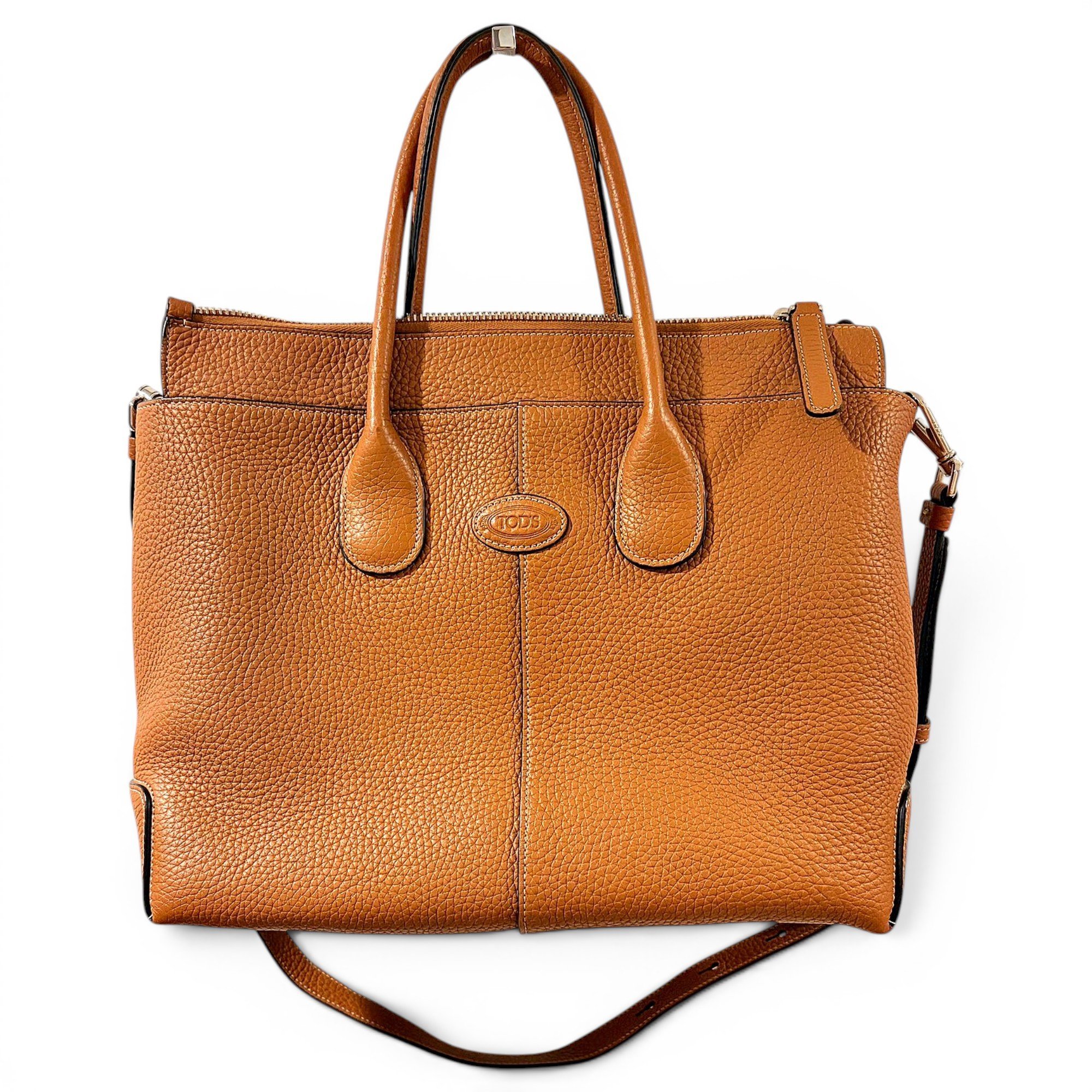 D Bag leather handbag