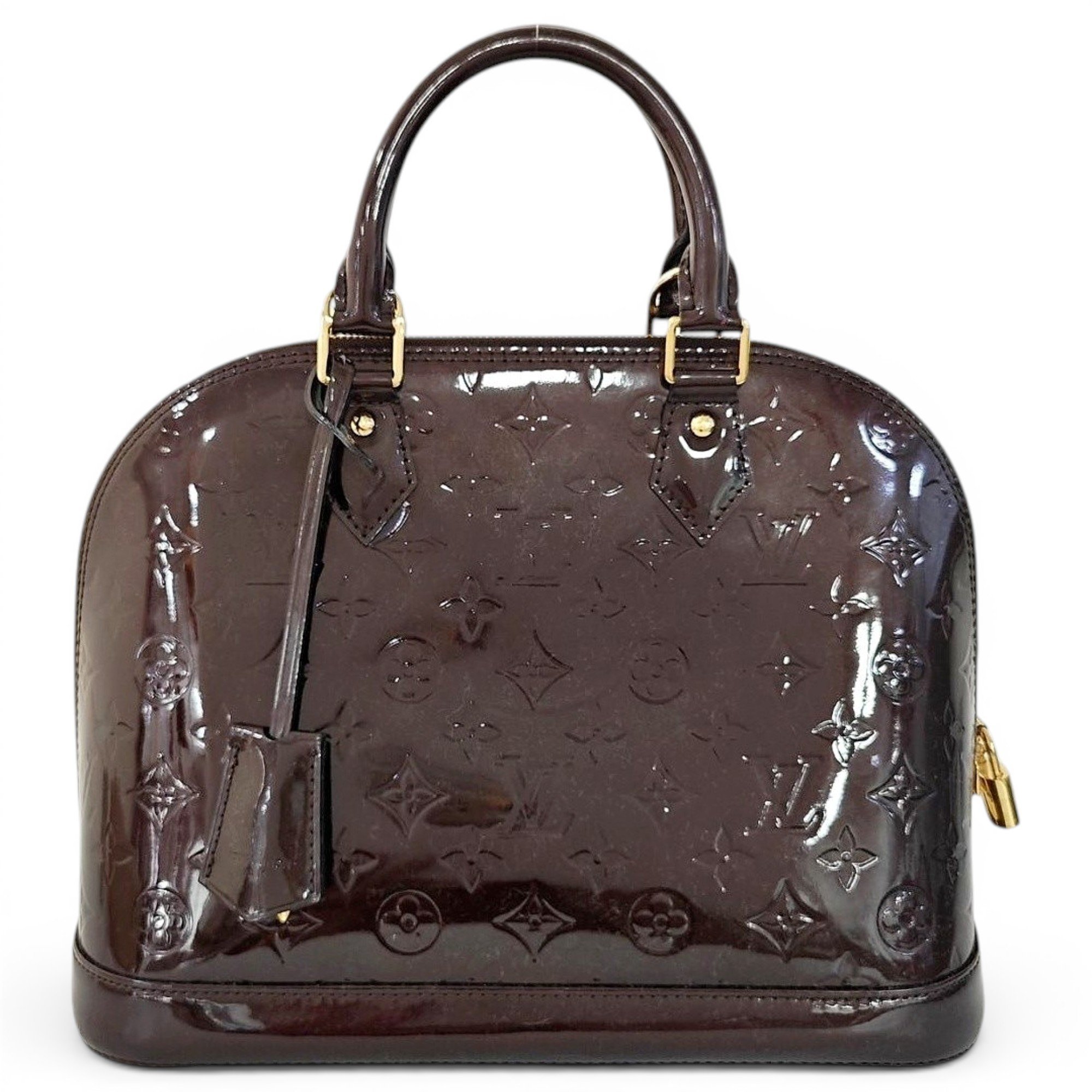 Alma patent leather handbag