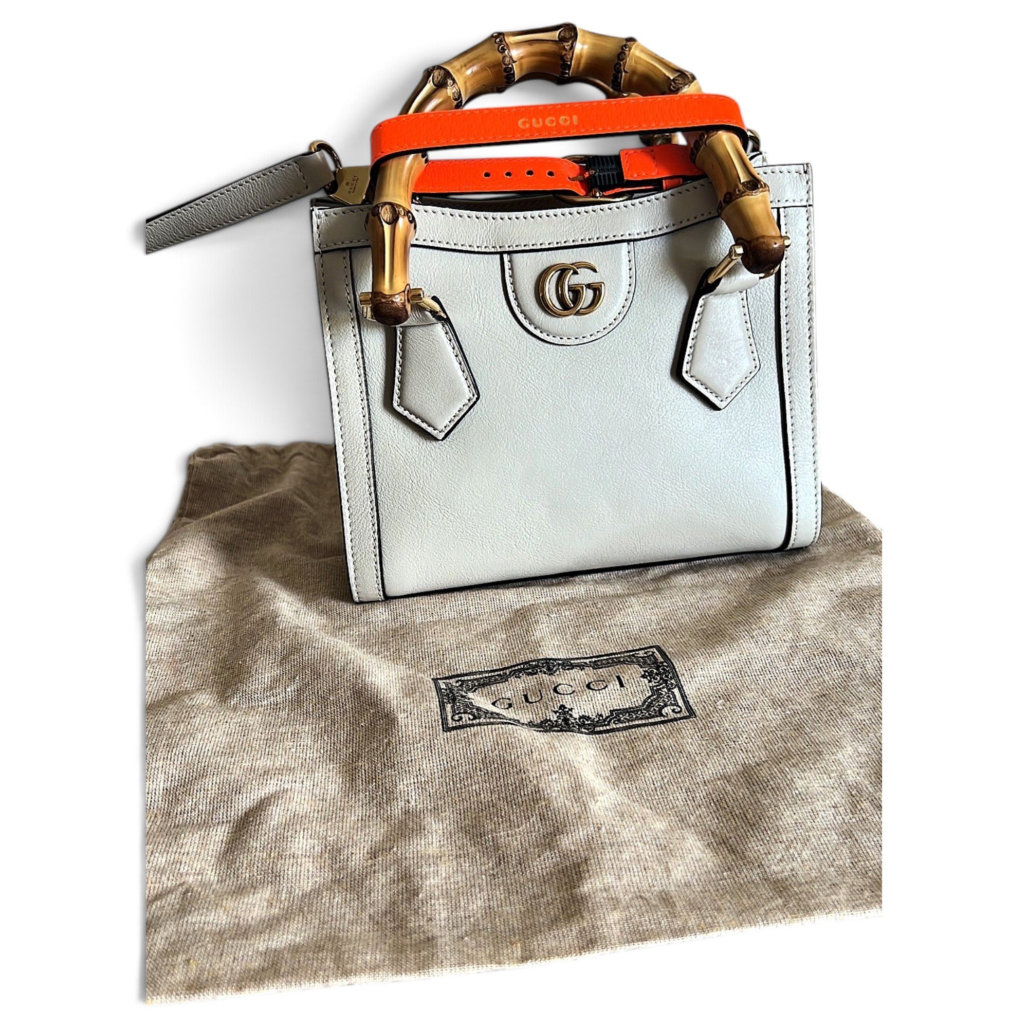 Diana Bamboo leather tote