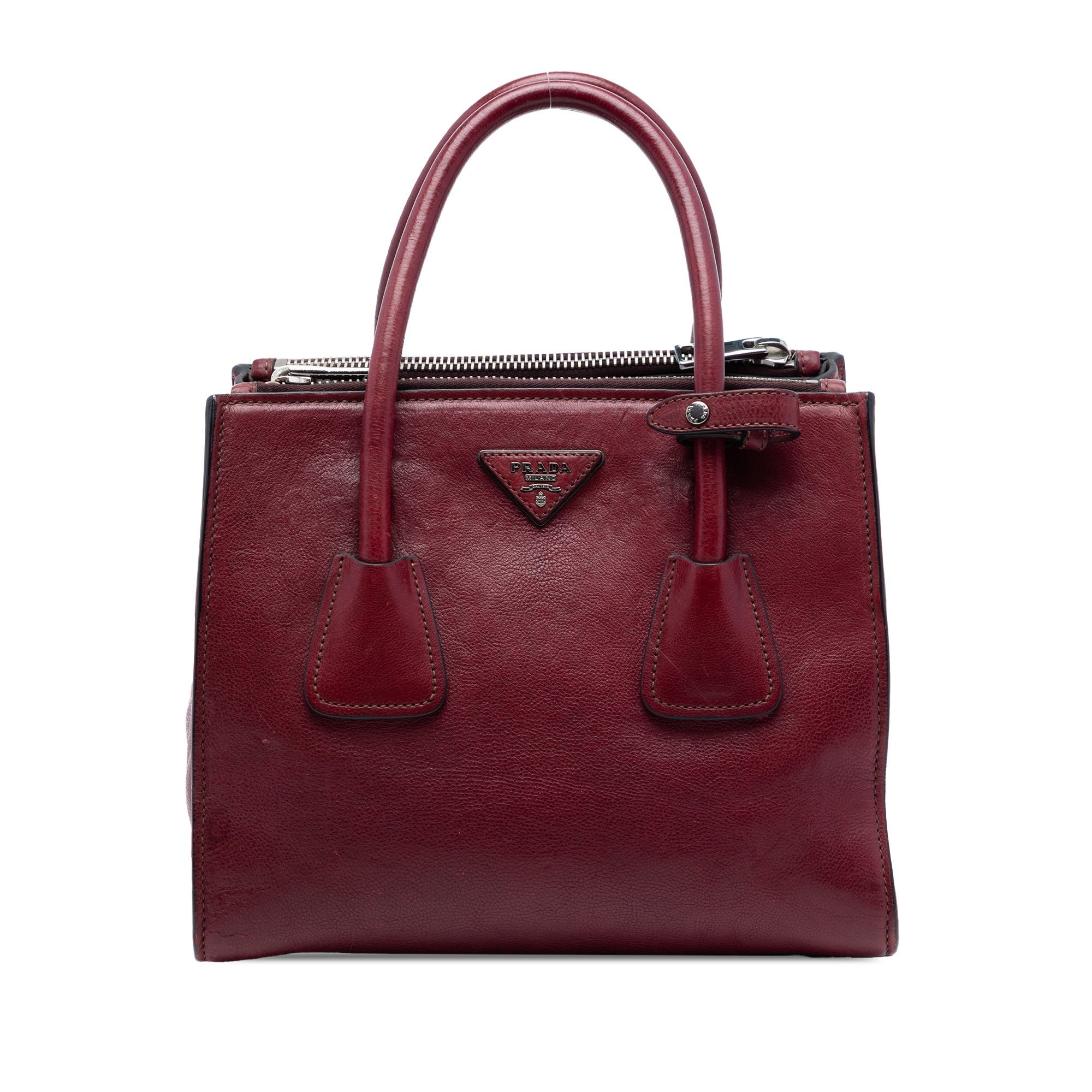 Leather satchel