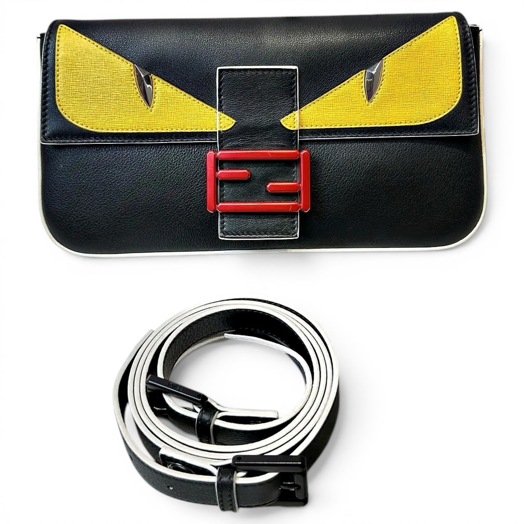 Baguette leather handbag