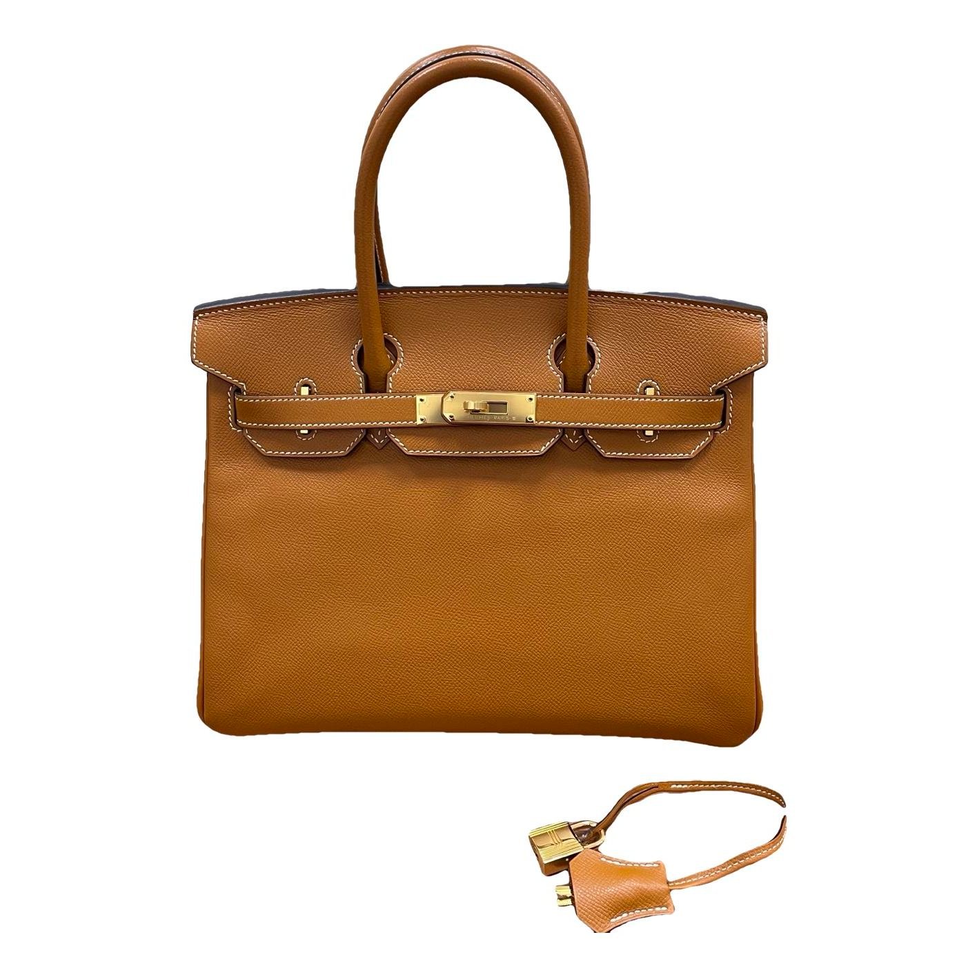 Birkin 30 leather handbag