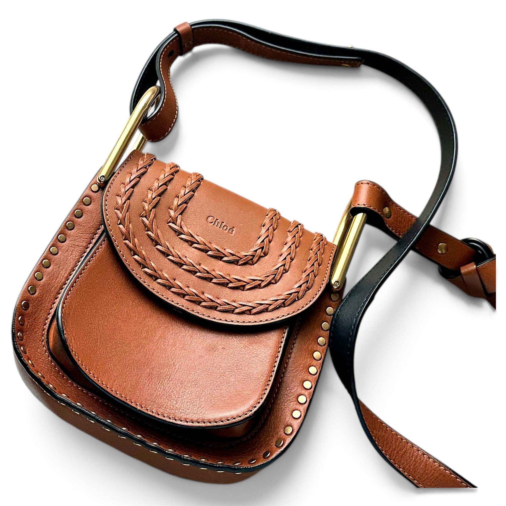 Hudson leather crossbody bag