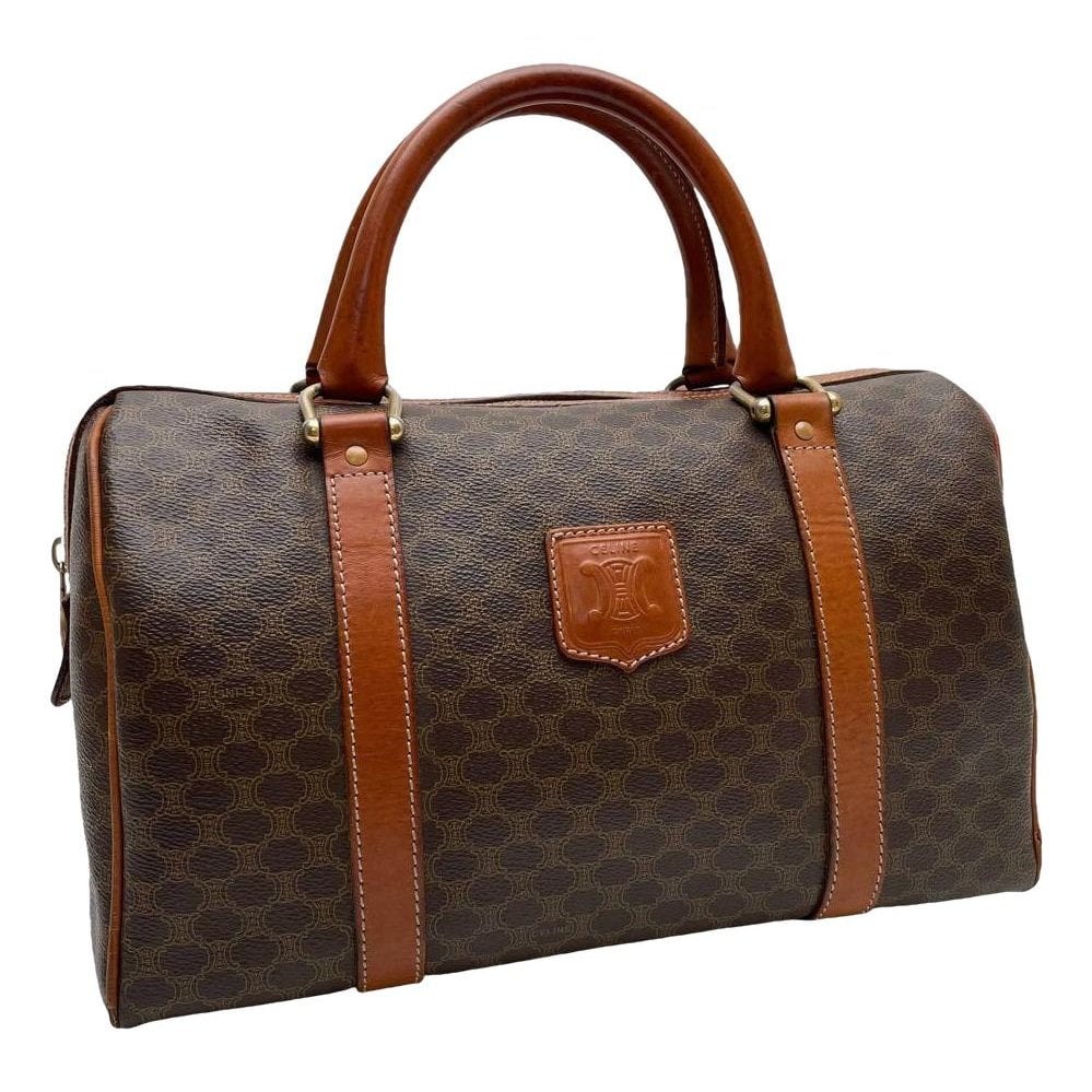 Leather bowling bag