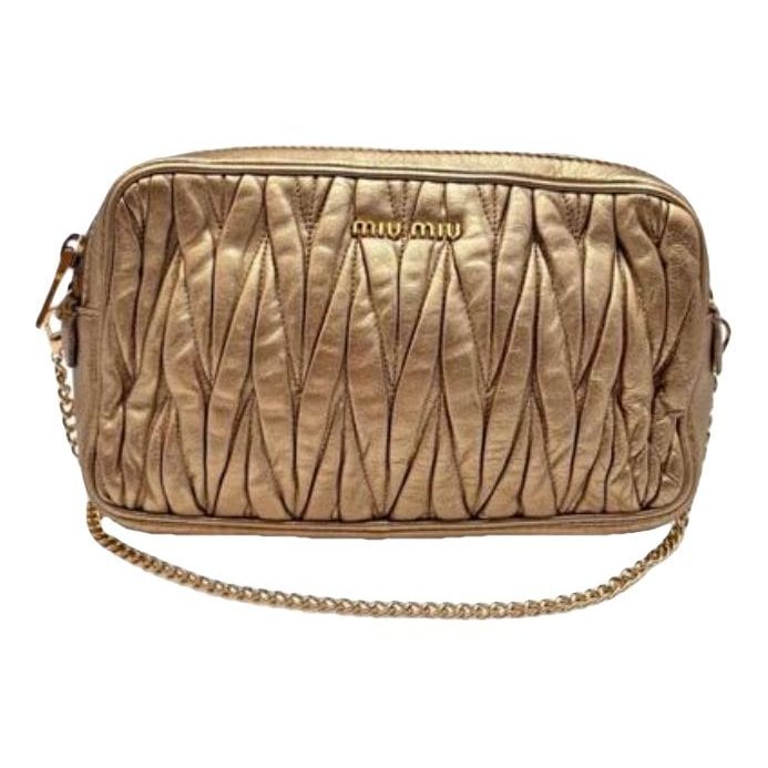 Miu Confidential leather crossbody bag