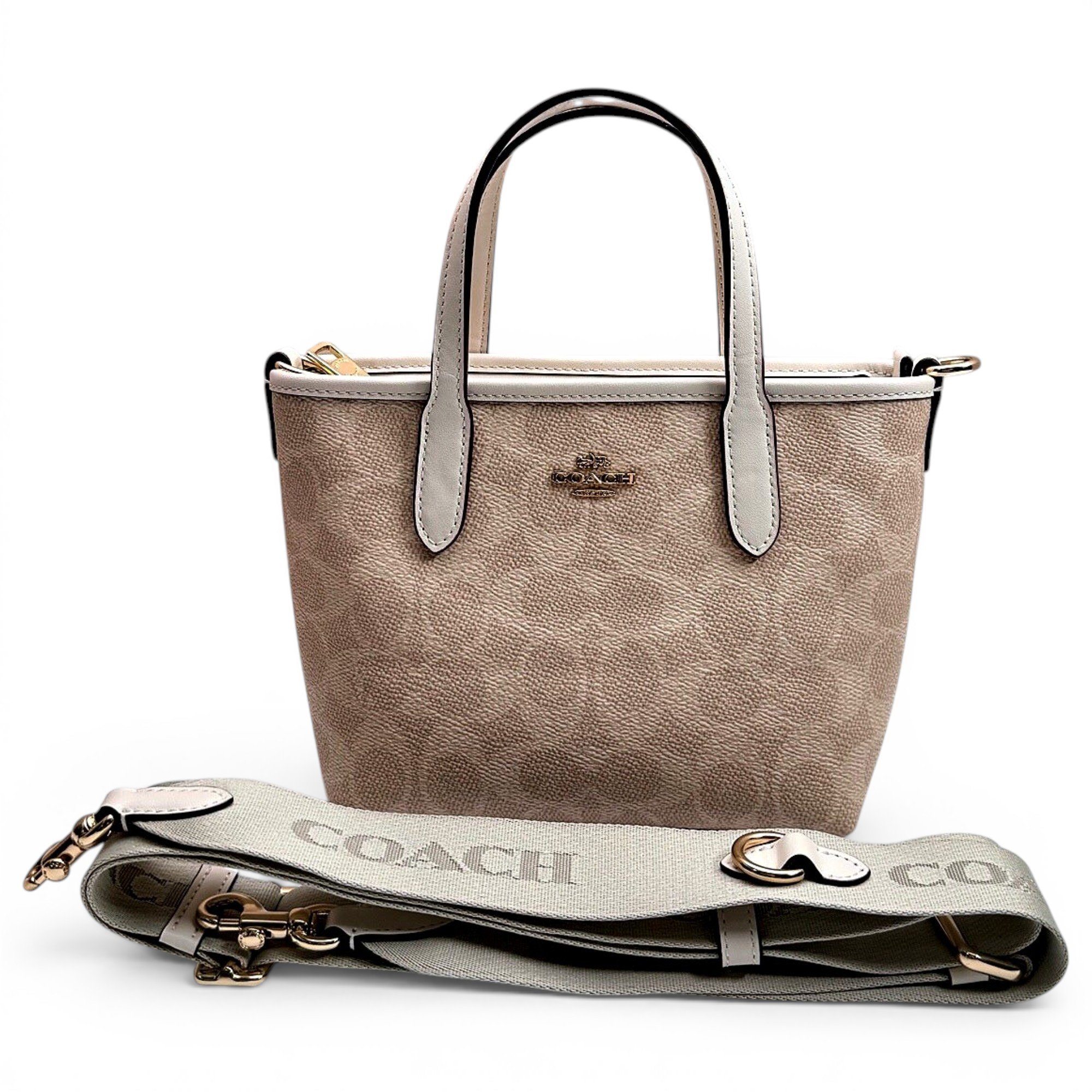 CITY ZIP TOTE leather handbag