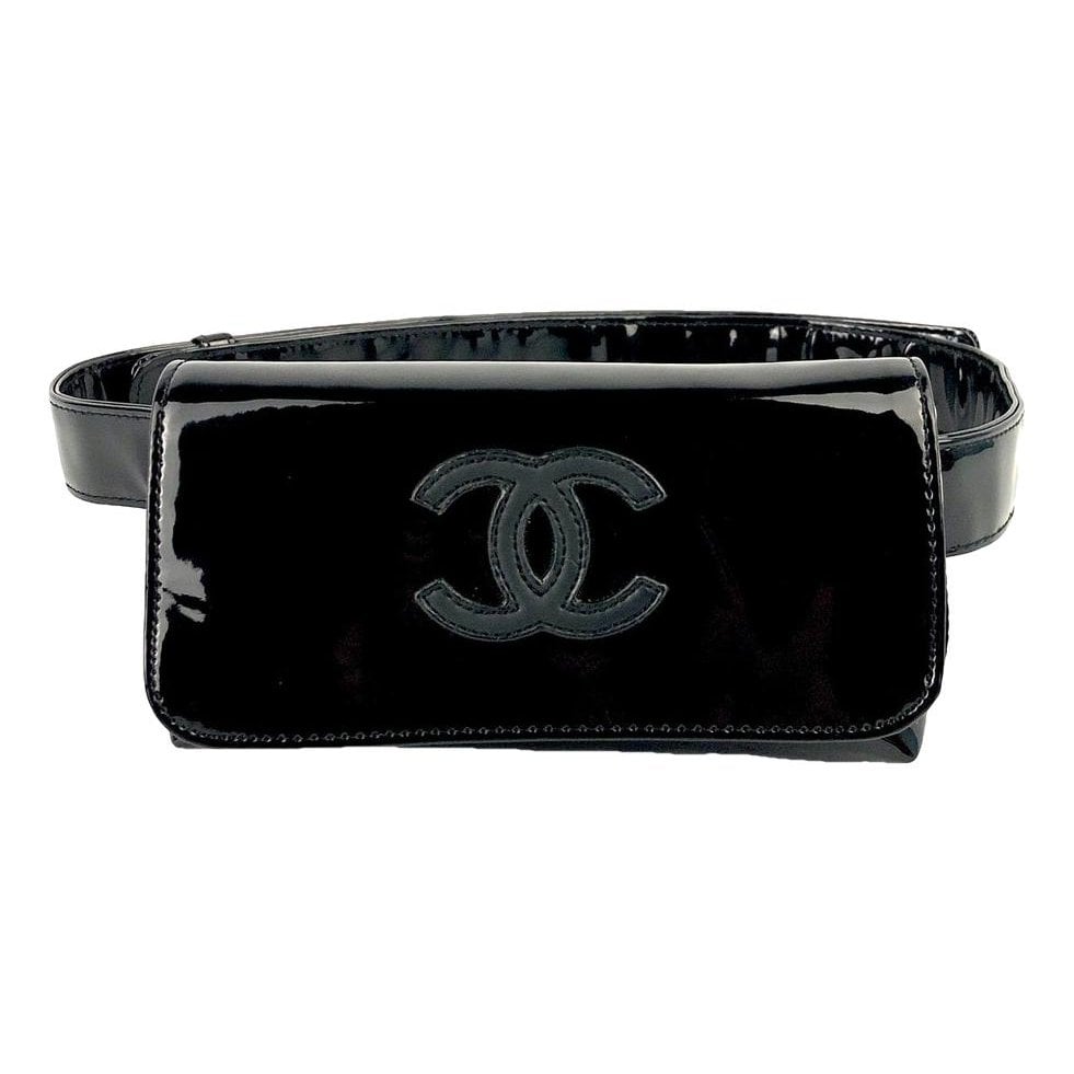 Patent leather handbag