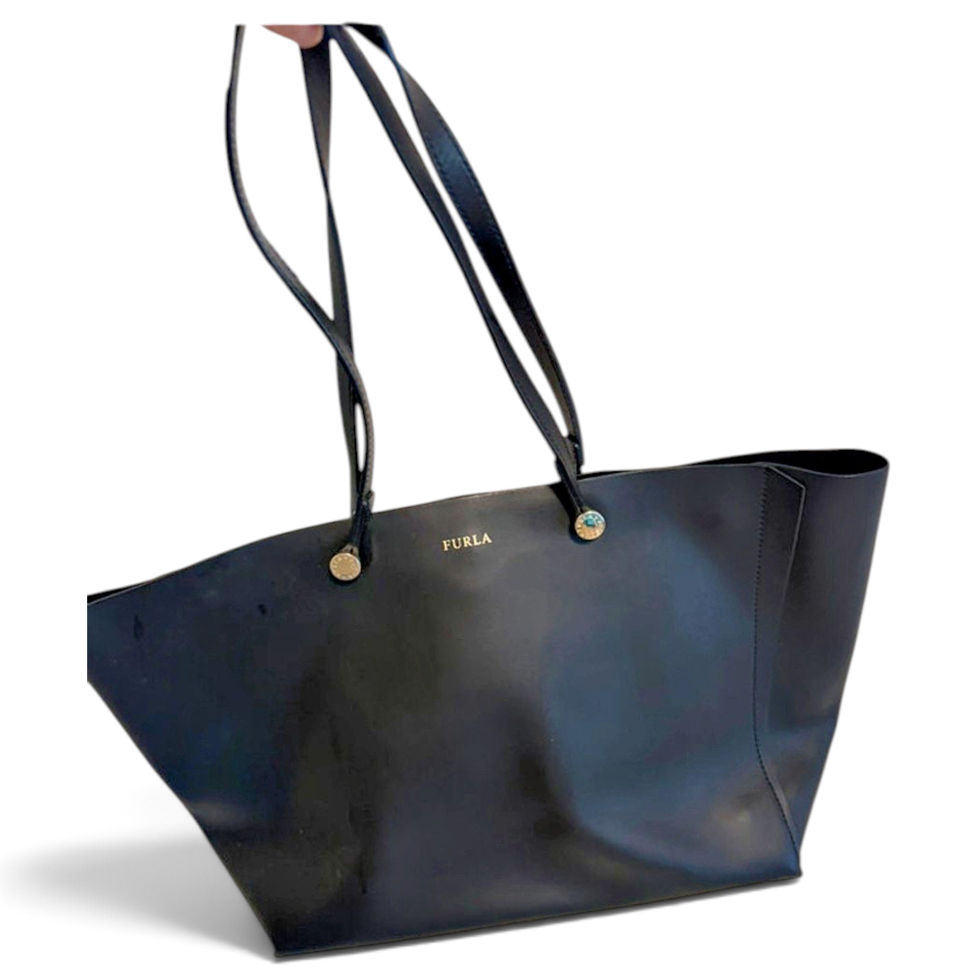 Leather tote
