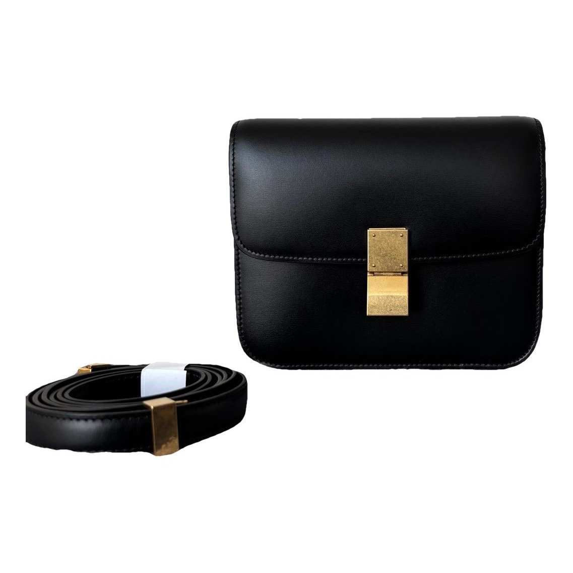 Classic leather handbag