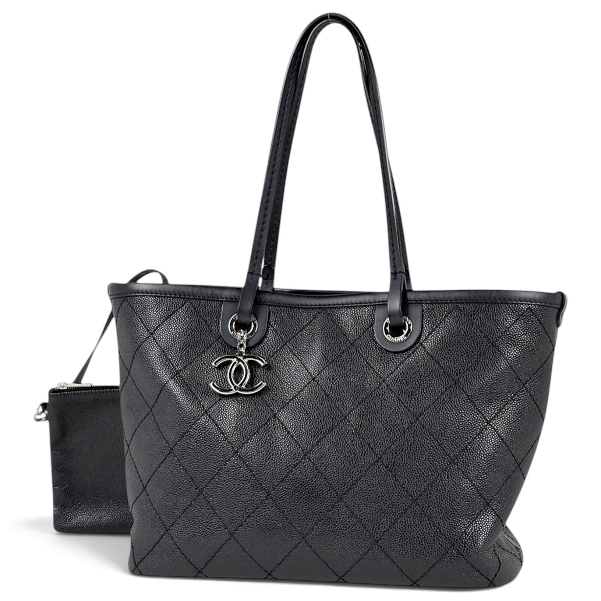 Leather tote