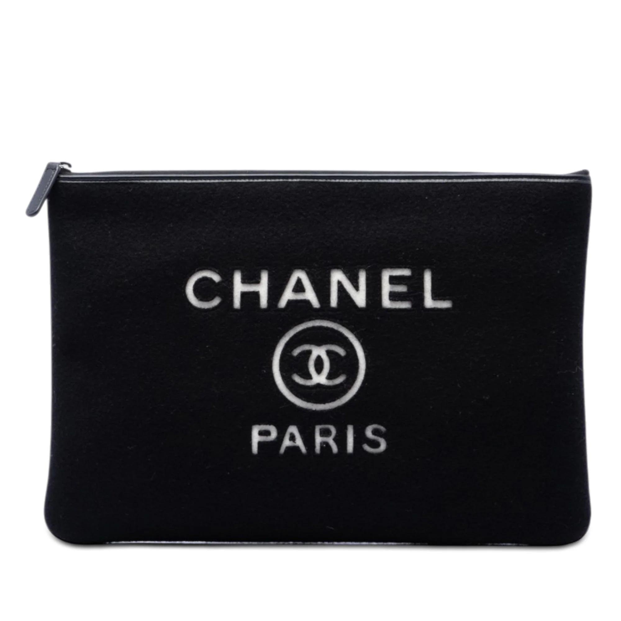Deauville wool clutch bag