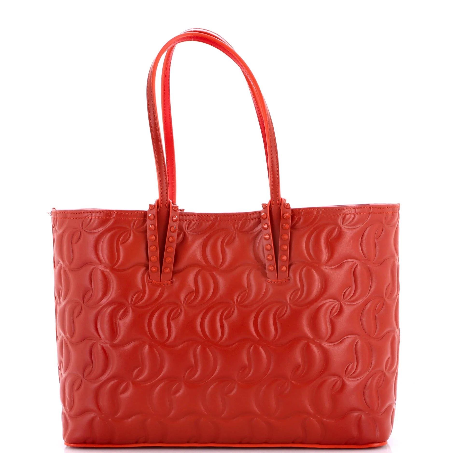 Leather tote