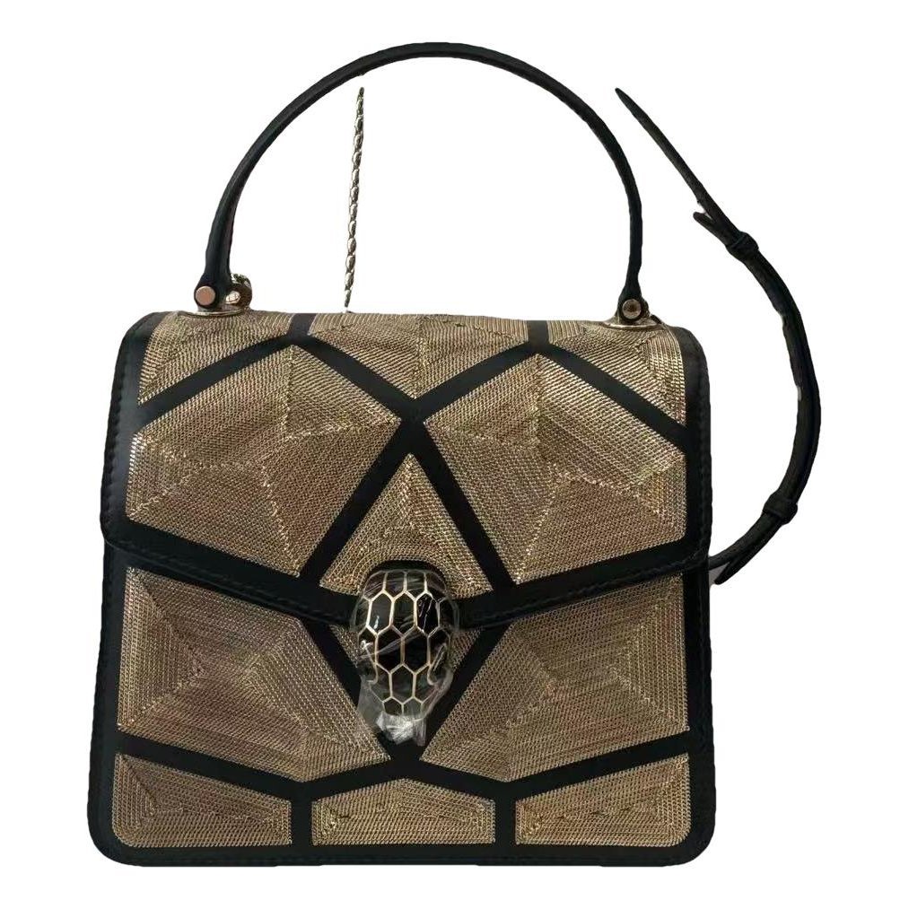 Serpenti leather handbag