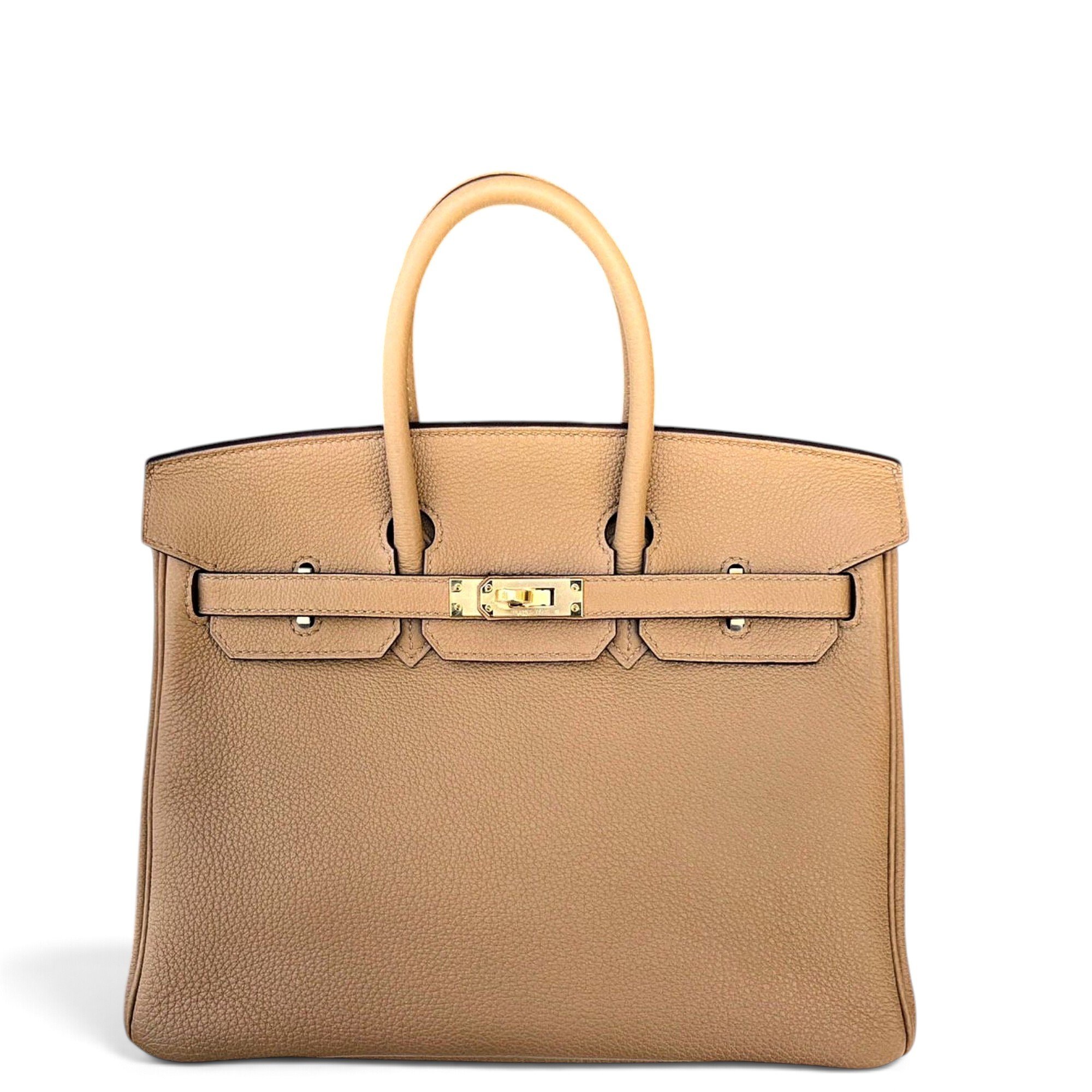 Birkin 25 leather handbag