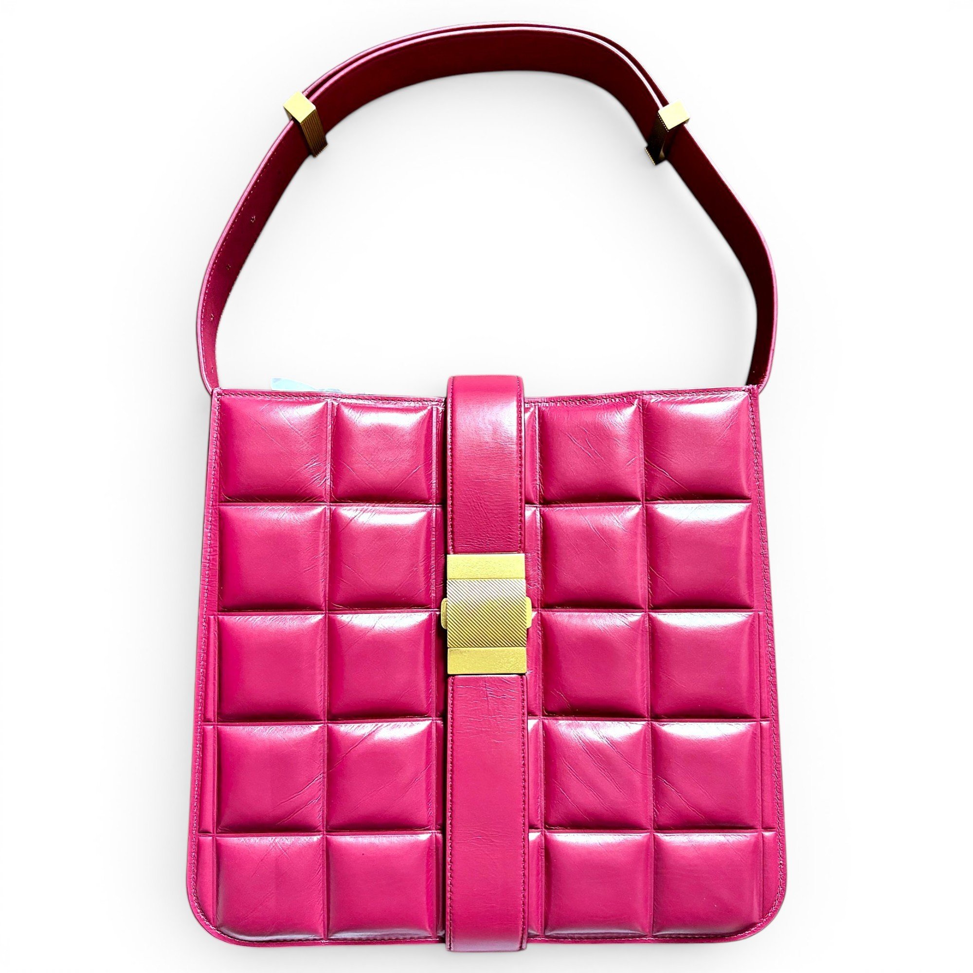 Brick Cassette leather handbag