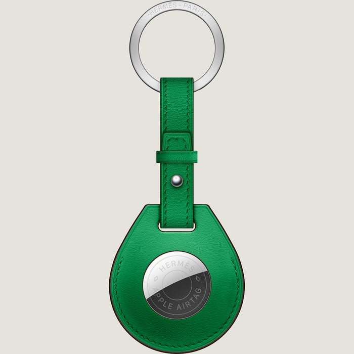 Bambou Apple Airtag Hermès Key Ring