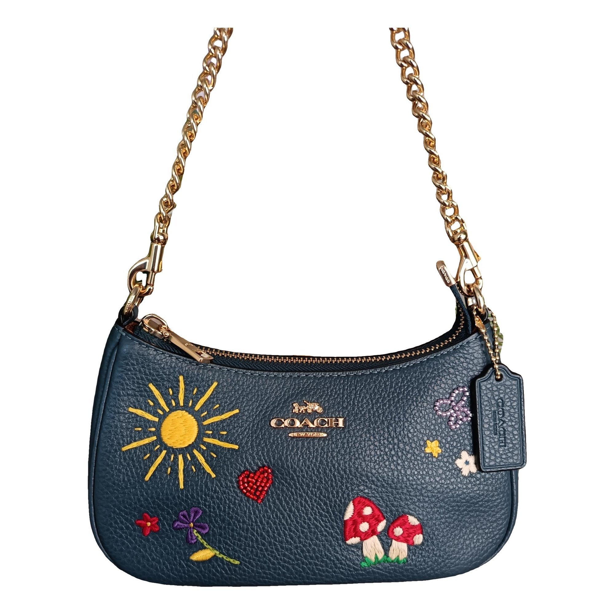 Leather handbag