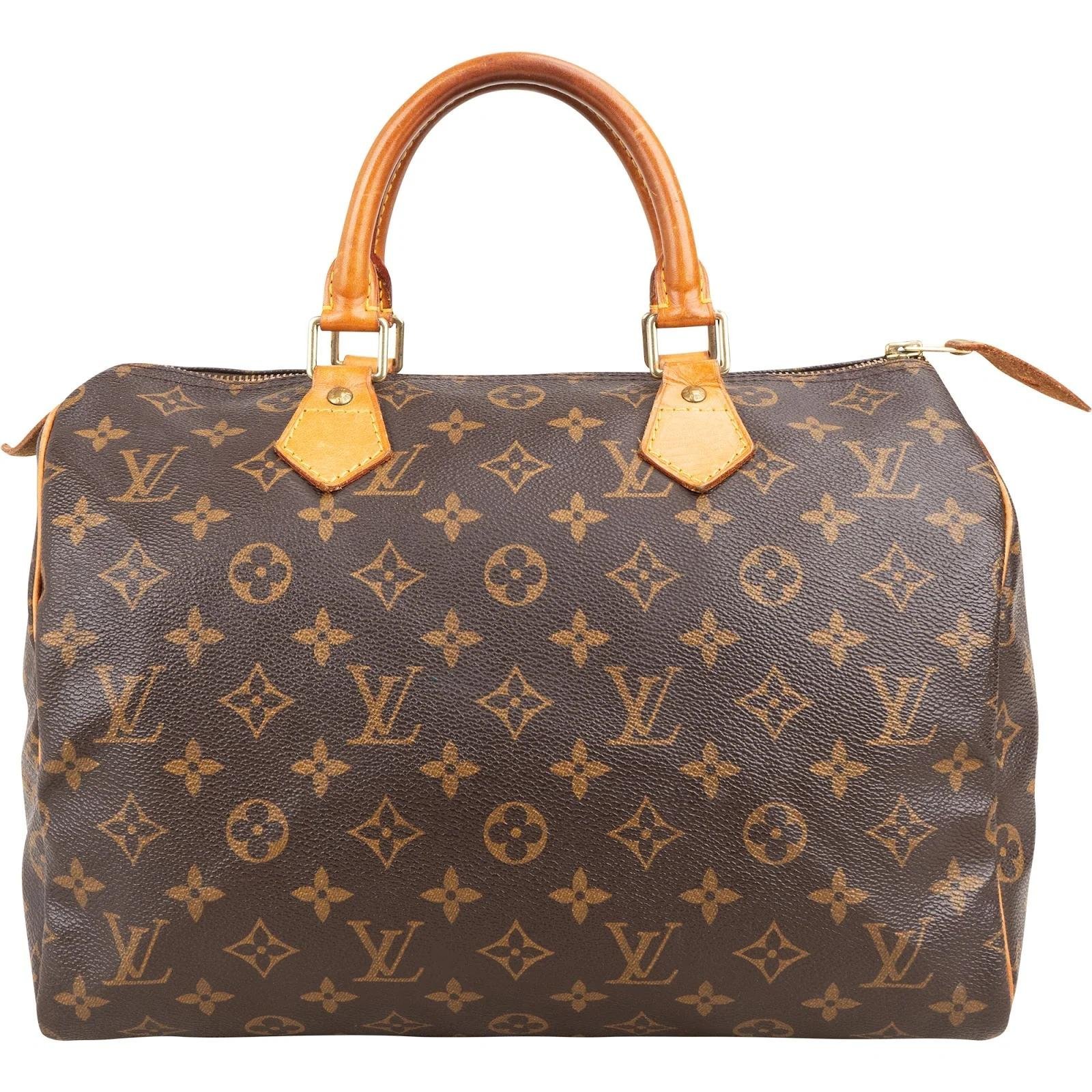 Speedy leather handbag