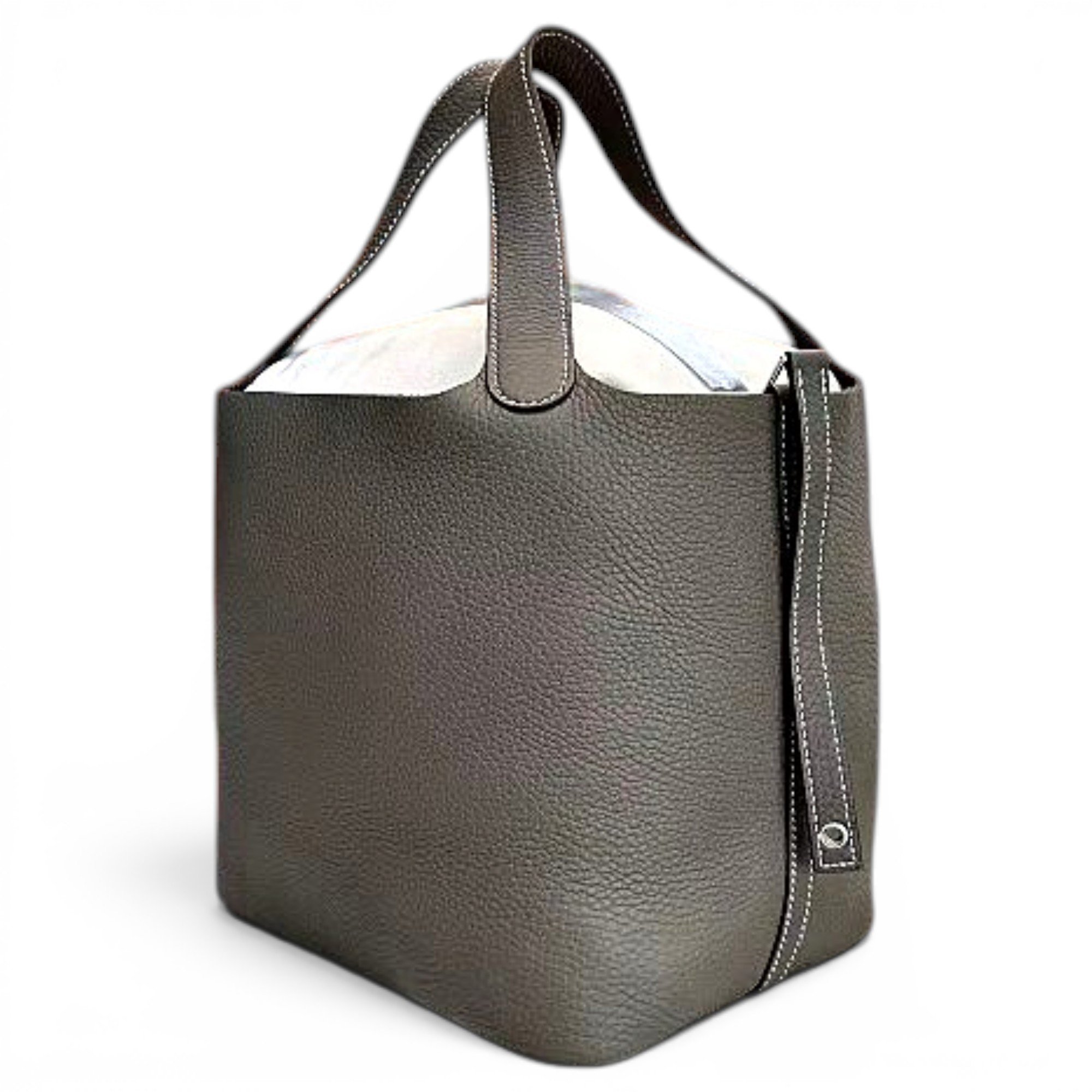 Picotin leather handbag