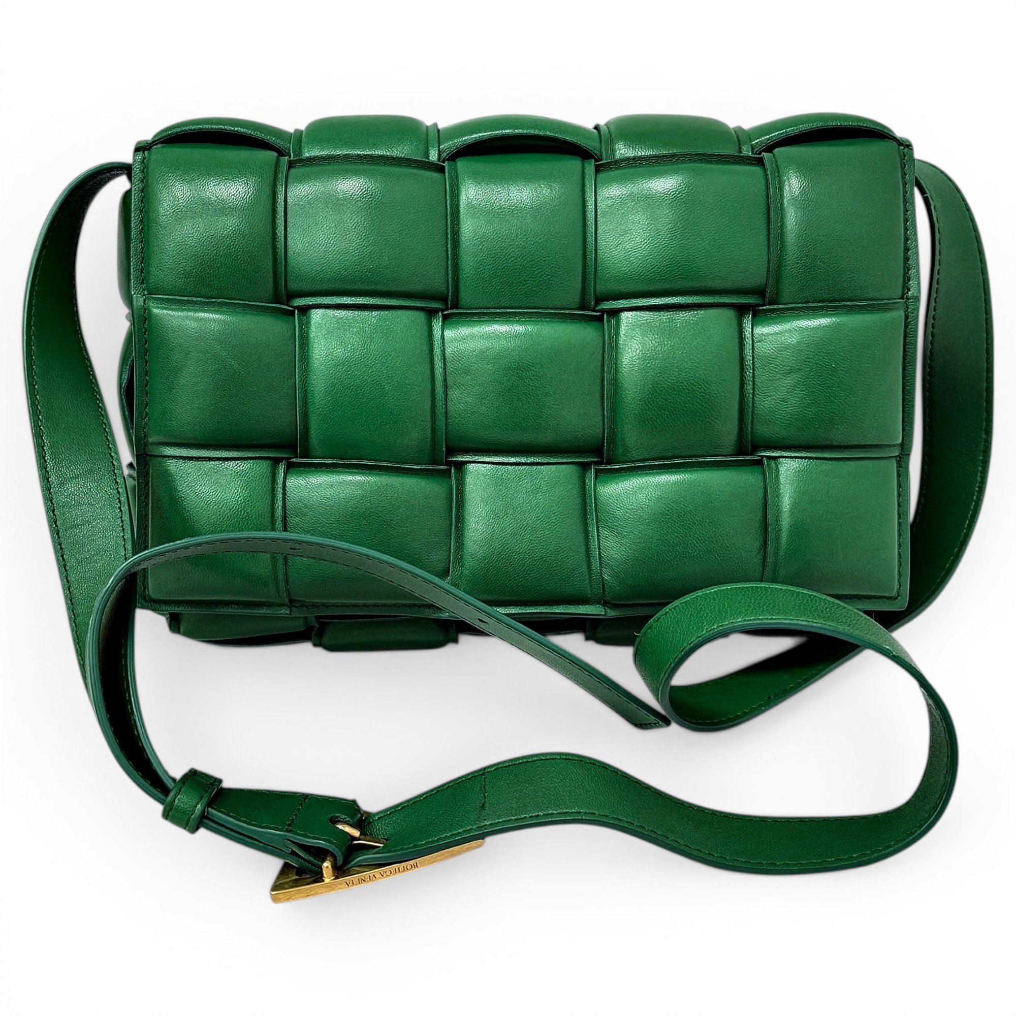 Cassette Padded leather handbag