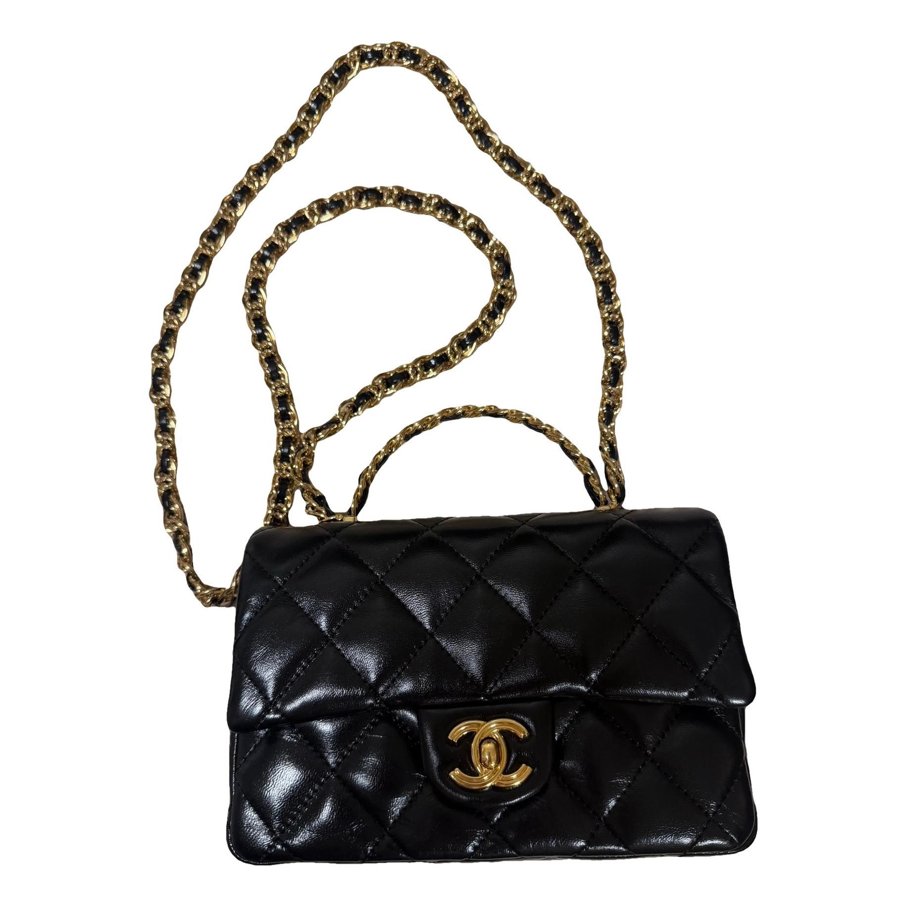 Timeless Classique Top Handle leather handbag
