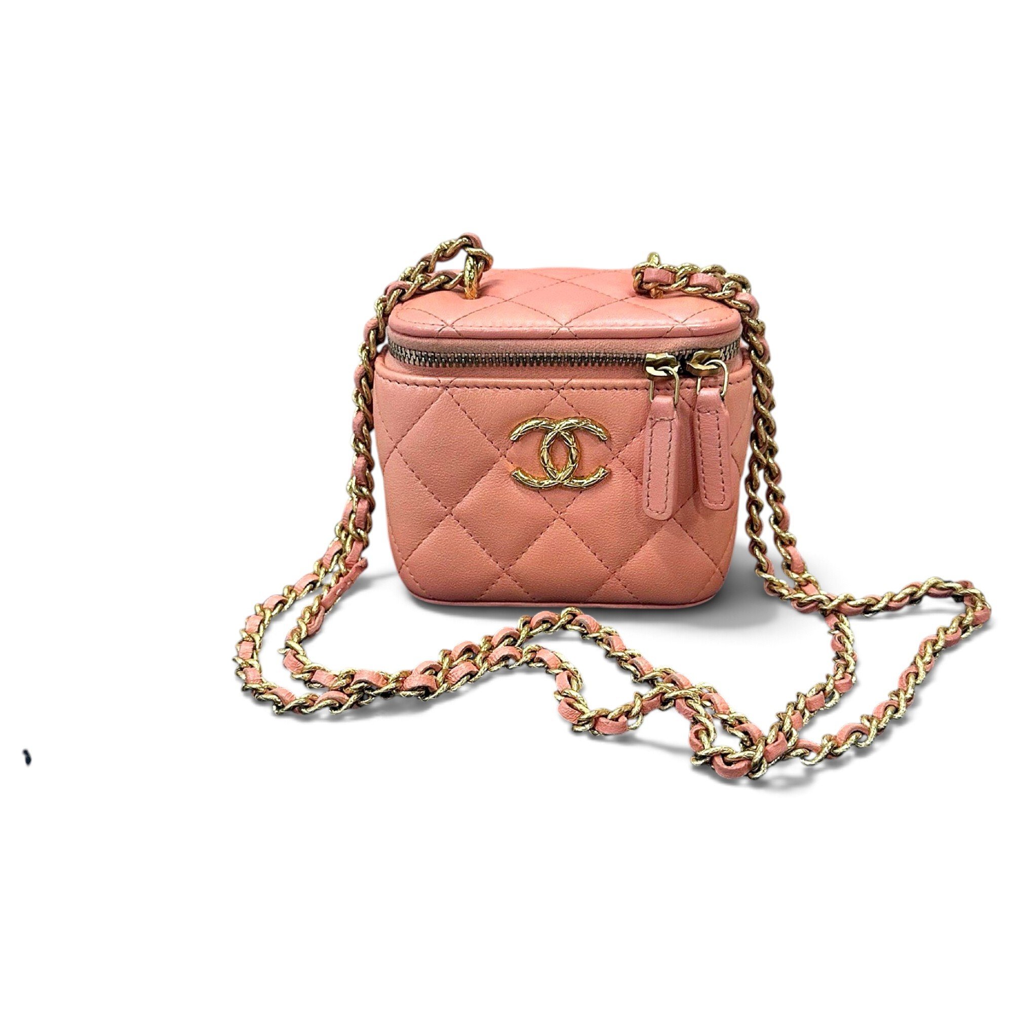Vanity leather mini bag