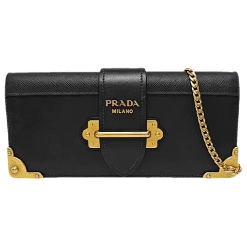Cahier leather crossbody bag