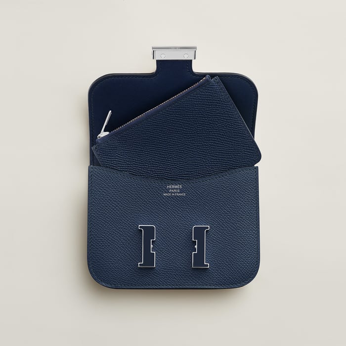Bleu Abysse Constance Slim Wallet