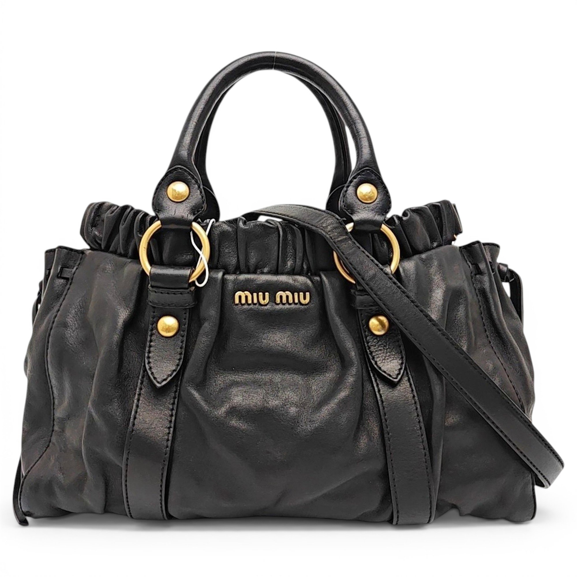Leather handbag