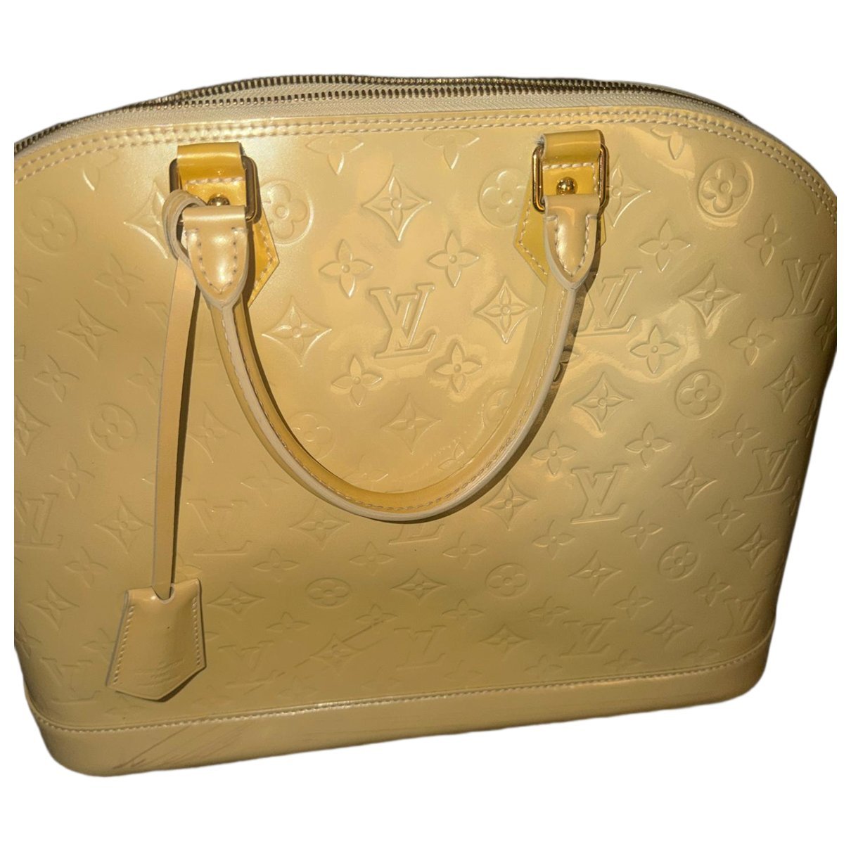 Alma patent leather handbag