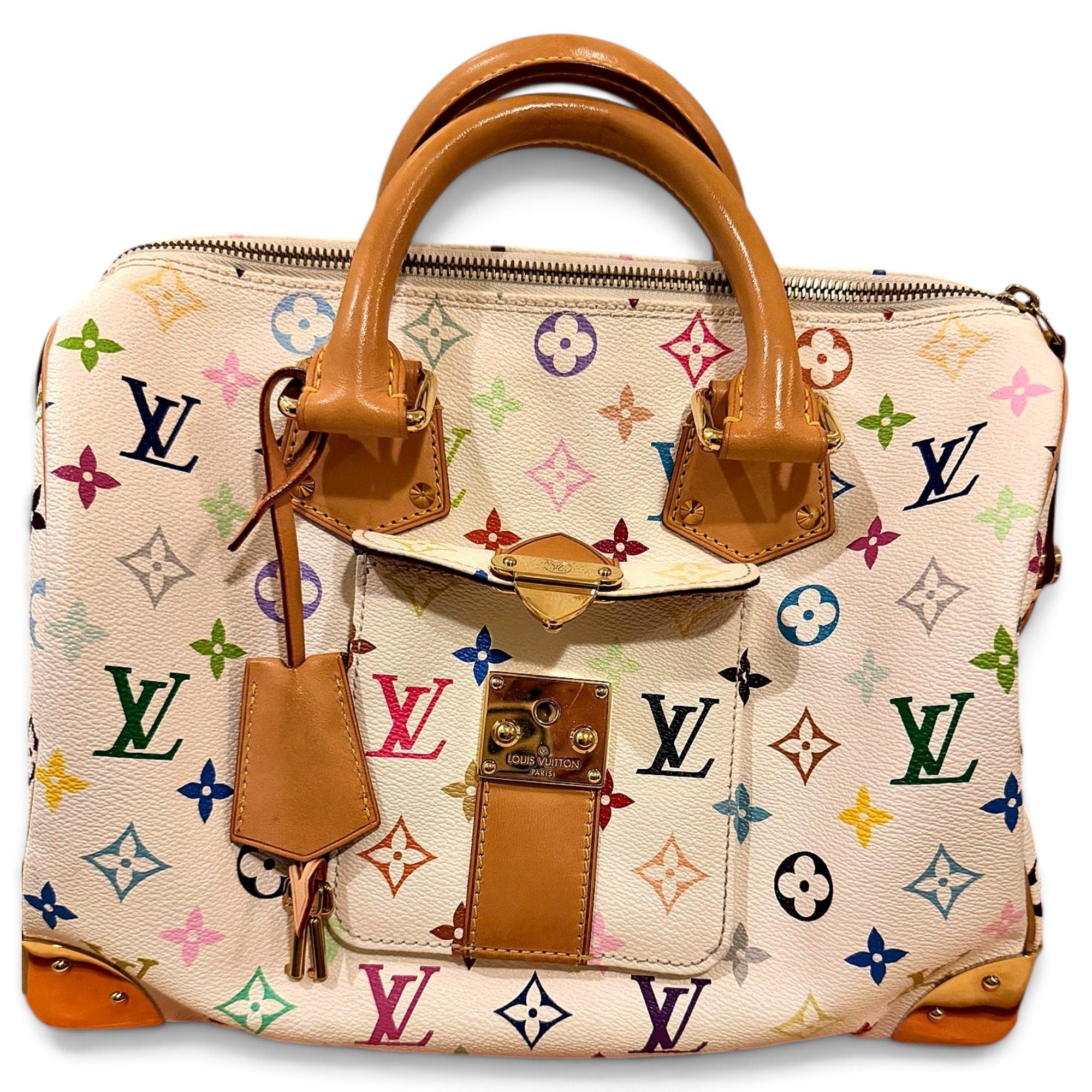 Speedy leather handbag