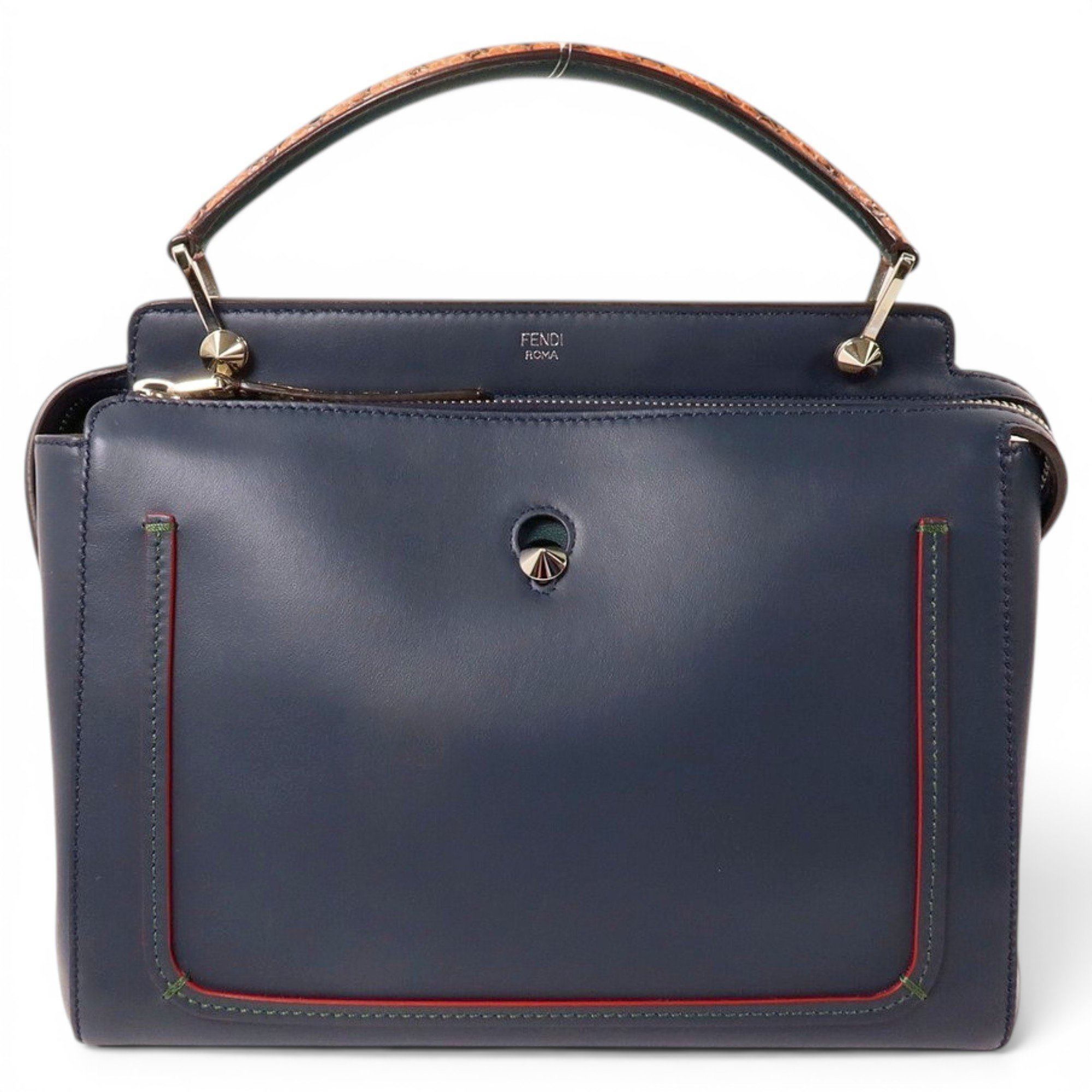 Peekaboo leather handbag