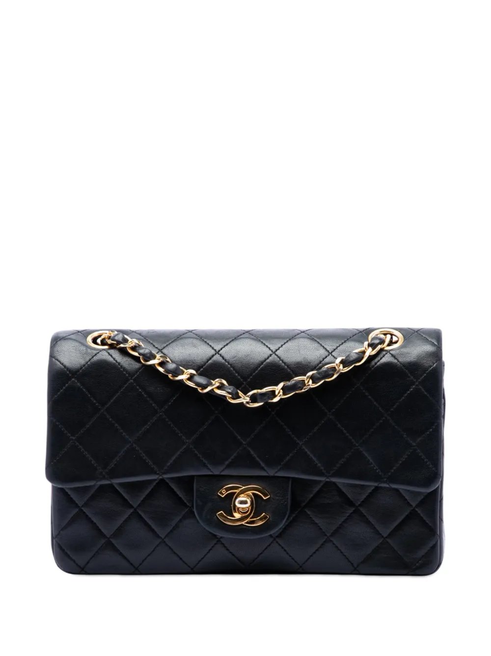 1986-1988 Small Classic Lambskin Double Flap shoulder bag