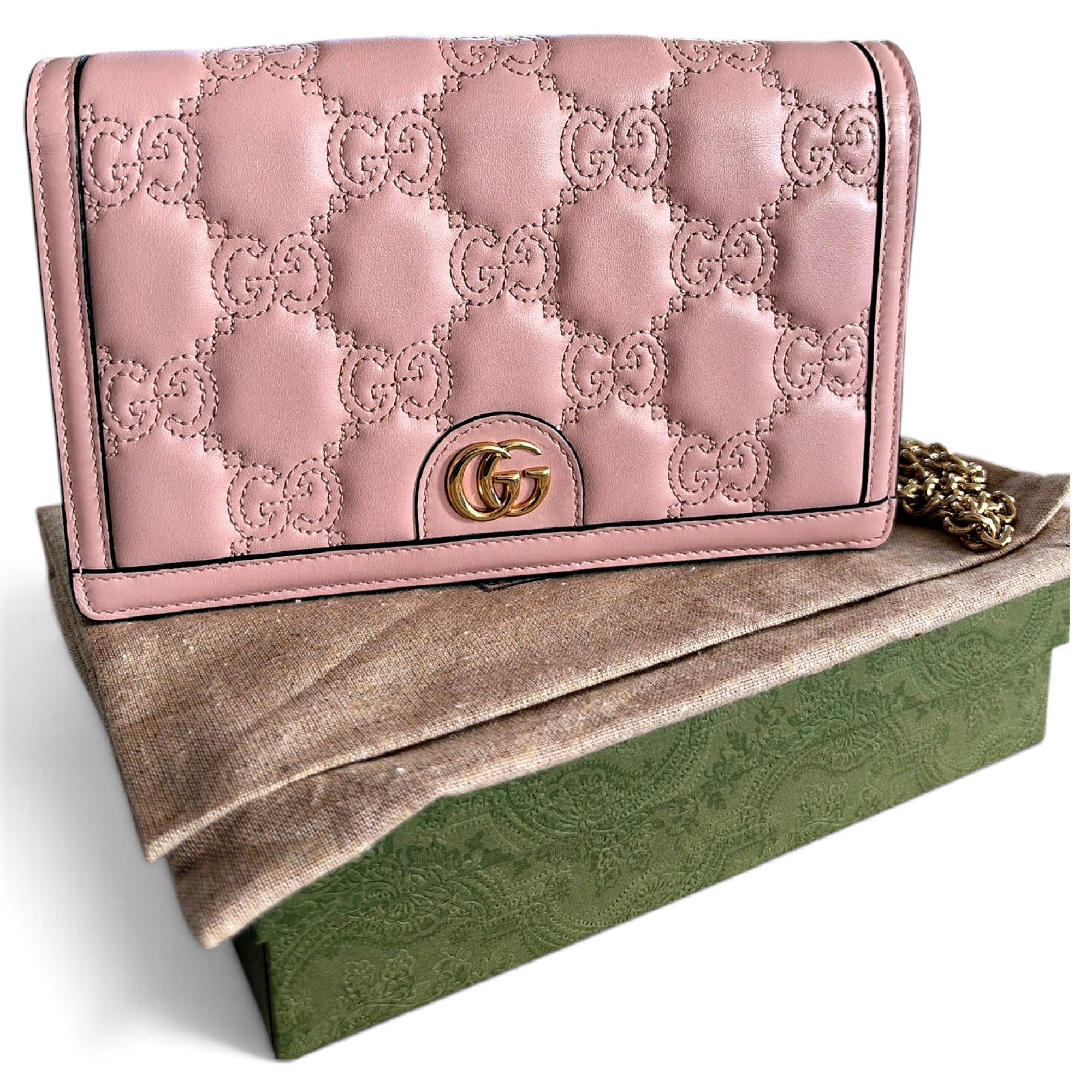 GG Marmont Chain Flap leather crossbody bag