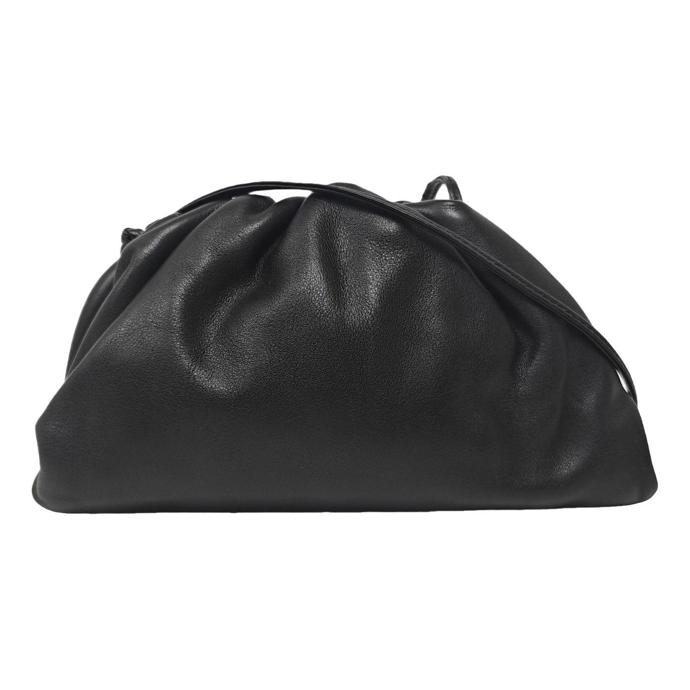 Pouch leather handbag