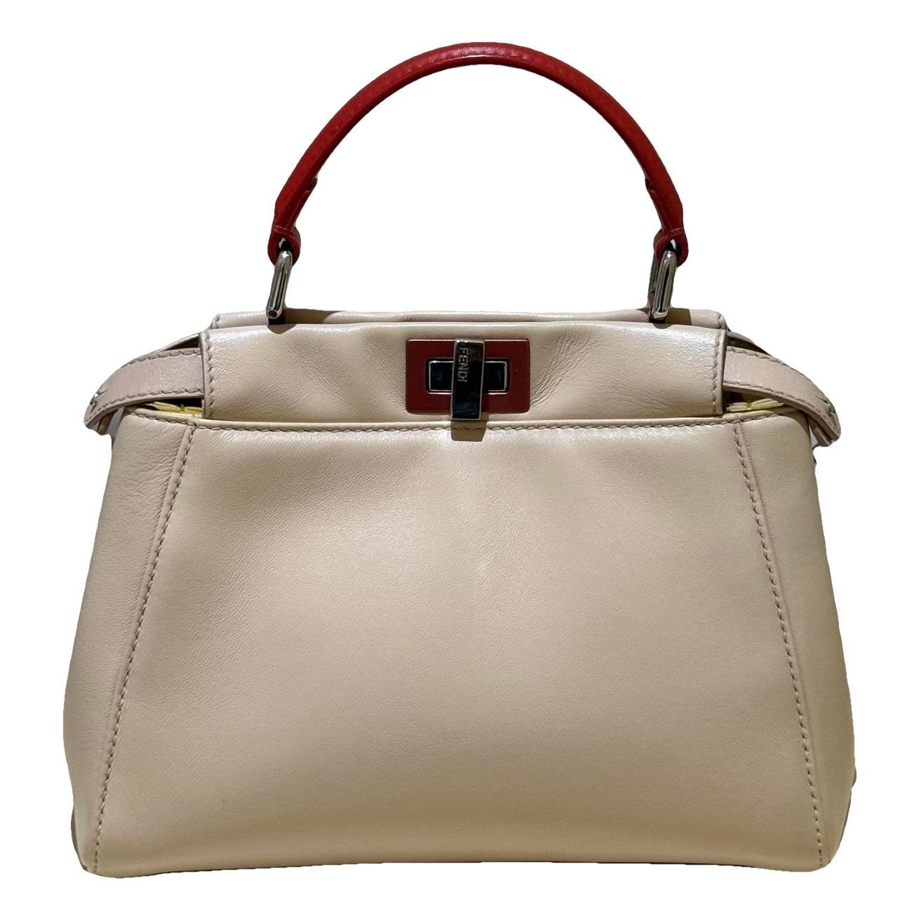 Peekaboo leather handbag