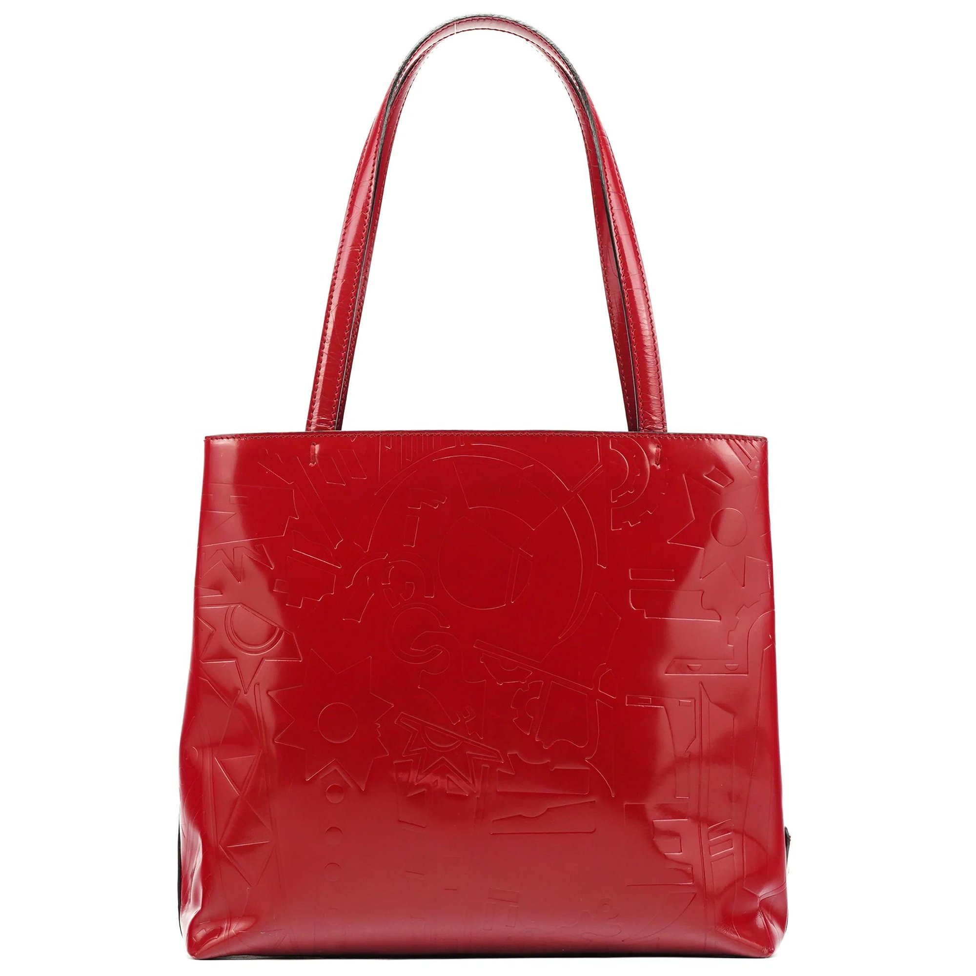Re-Edition 1995 patent leather tote