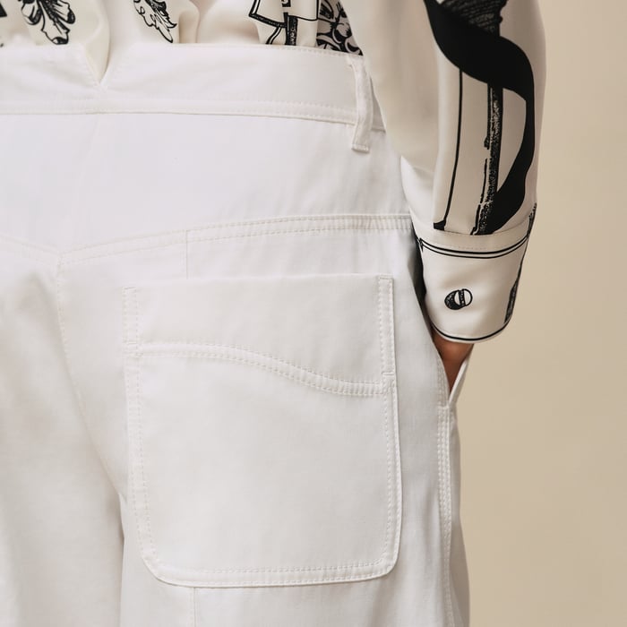 Blanc Cassé Loose Fit Pants