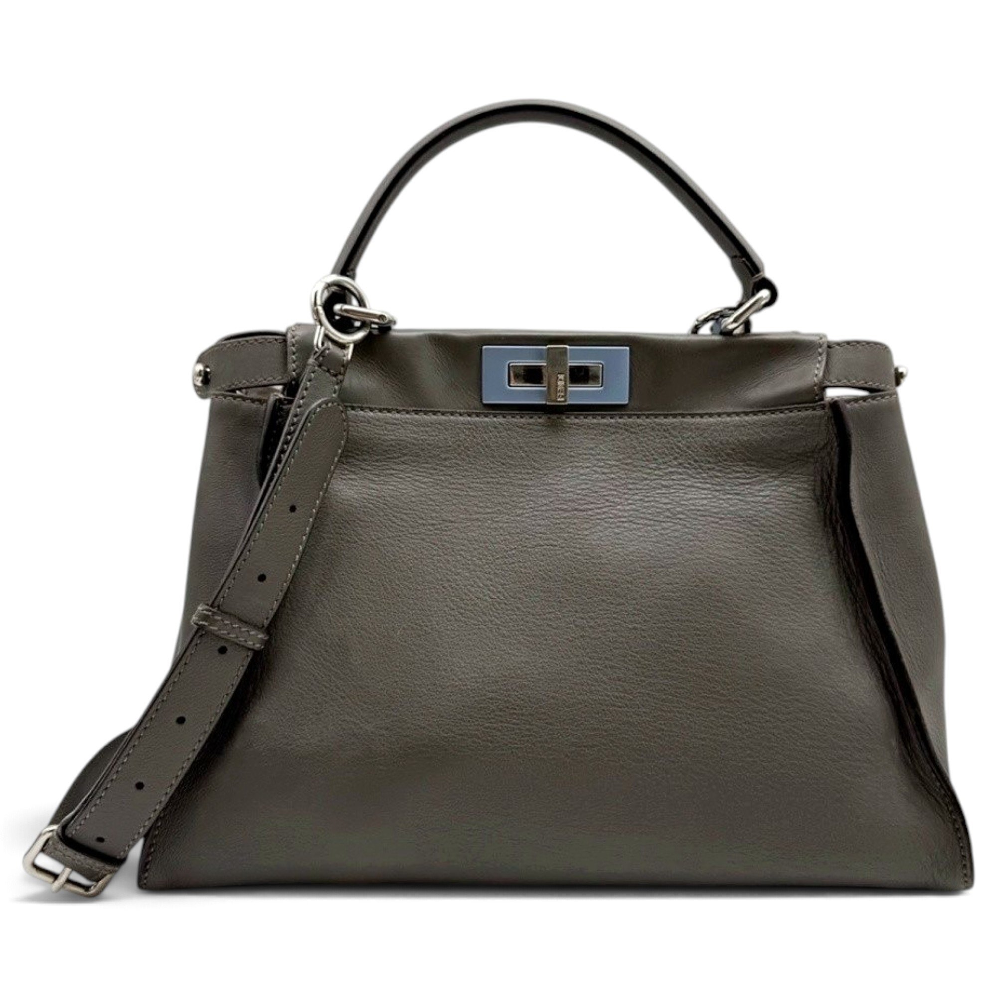 Peekaboo leather handbag