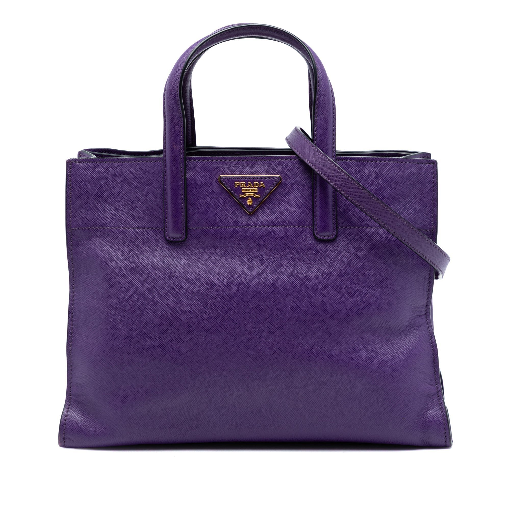 Leather tote