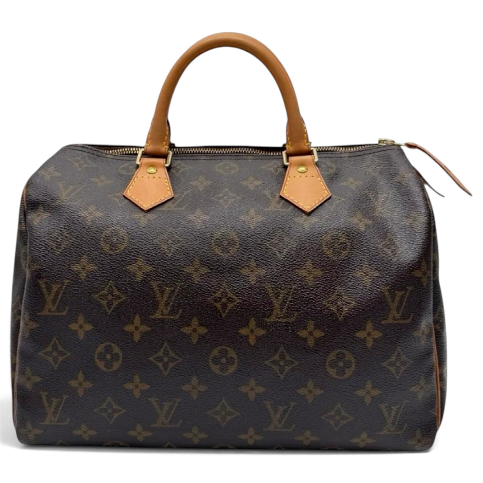 Speedy leather handbag